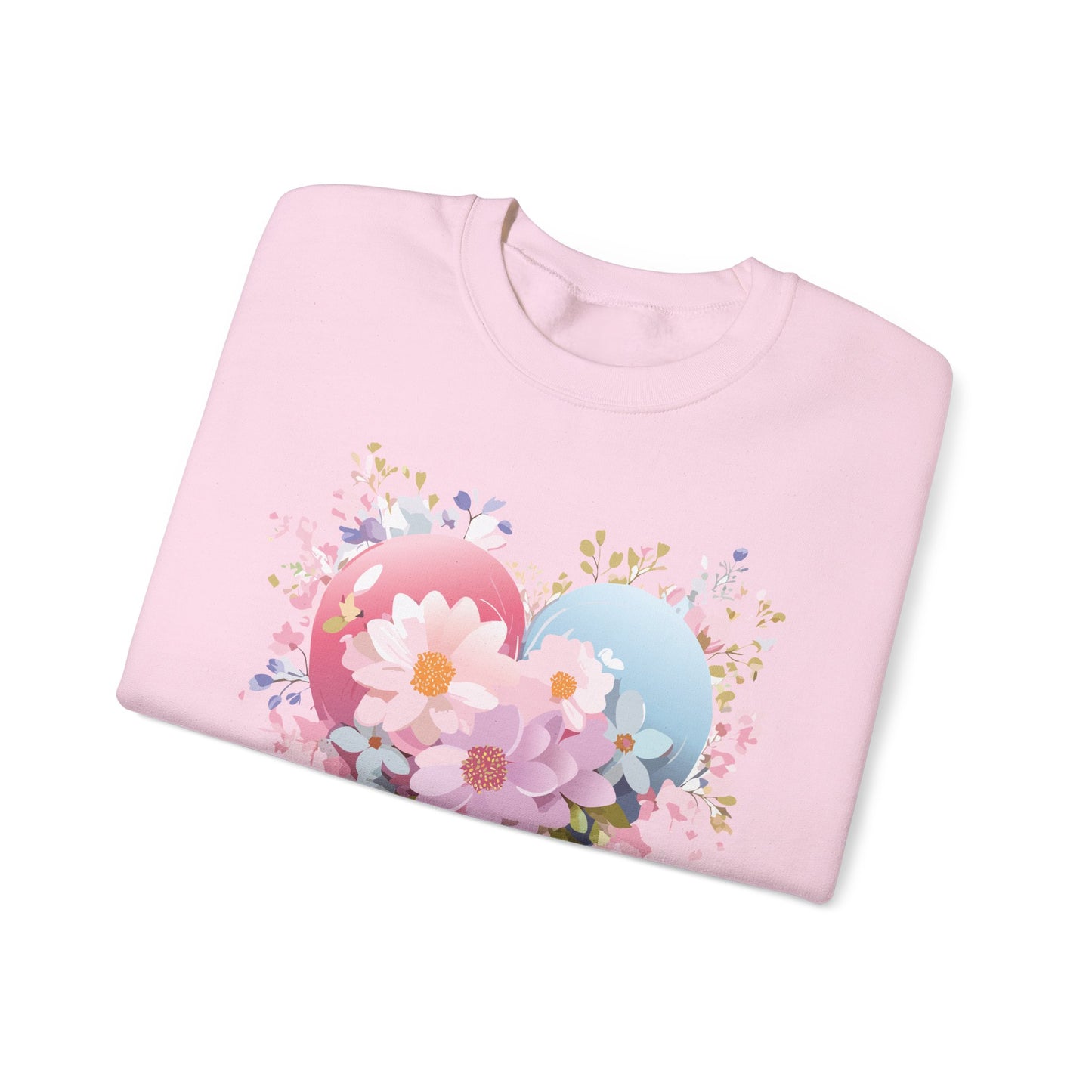 Floral Heart Sweatshirt, Floral Love Sweatshirt, Valentine's Day Sweatshirt, Heart Floral Sweatshirt
