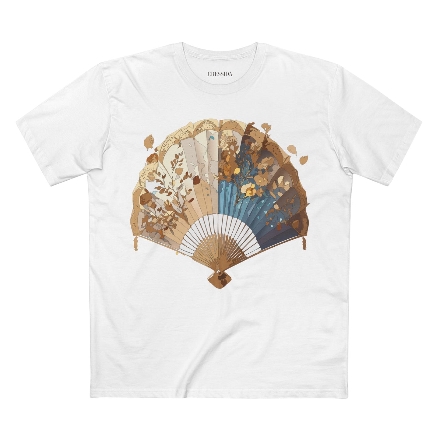 Fan shirt, Shirt with Fan, Tee Shirt with Antique Fan