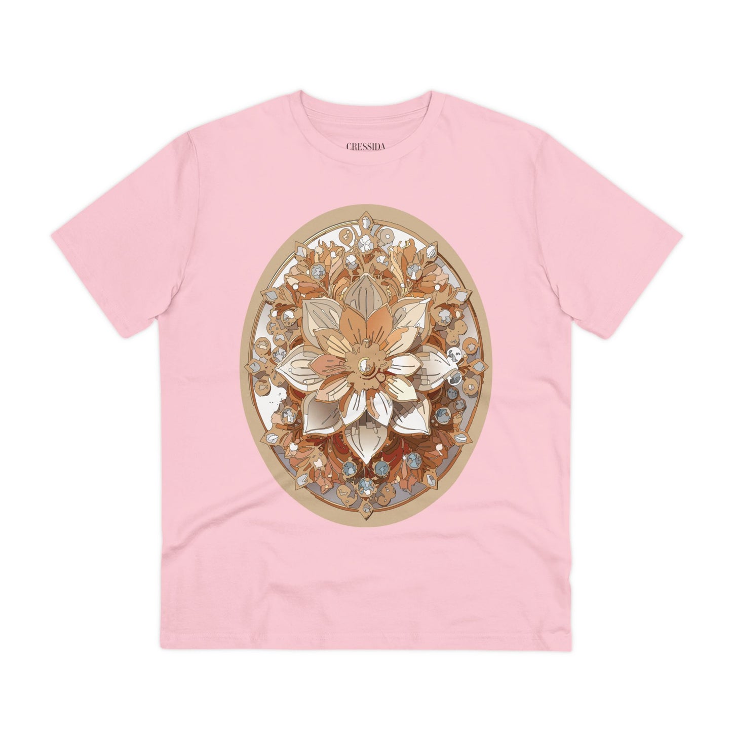 Organic T-shirt with Flower