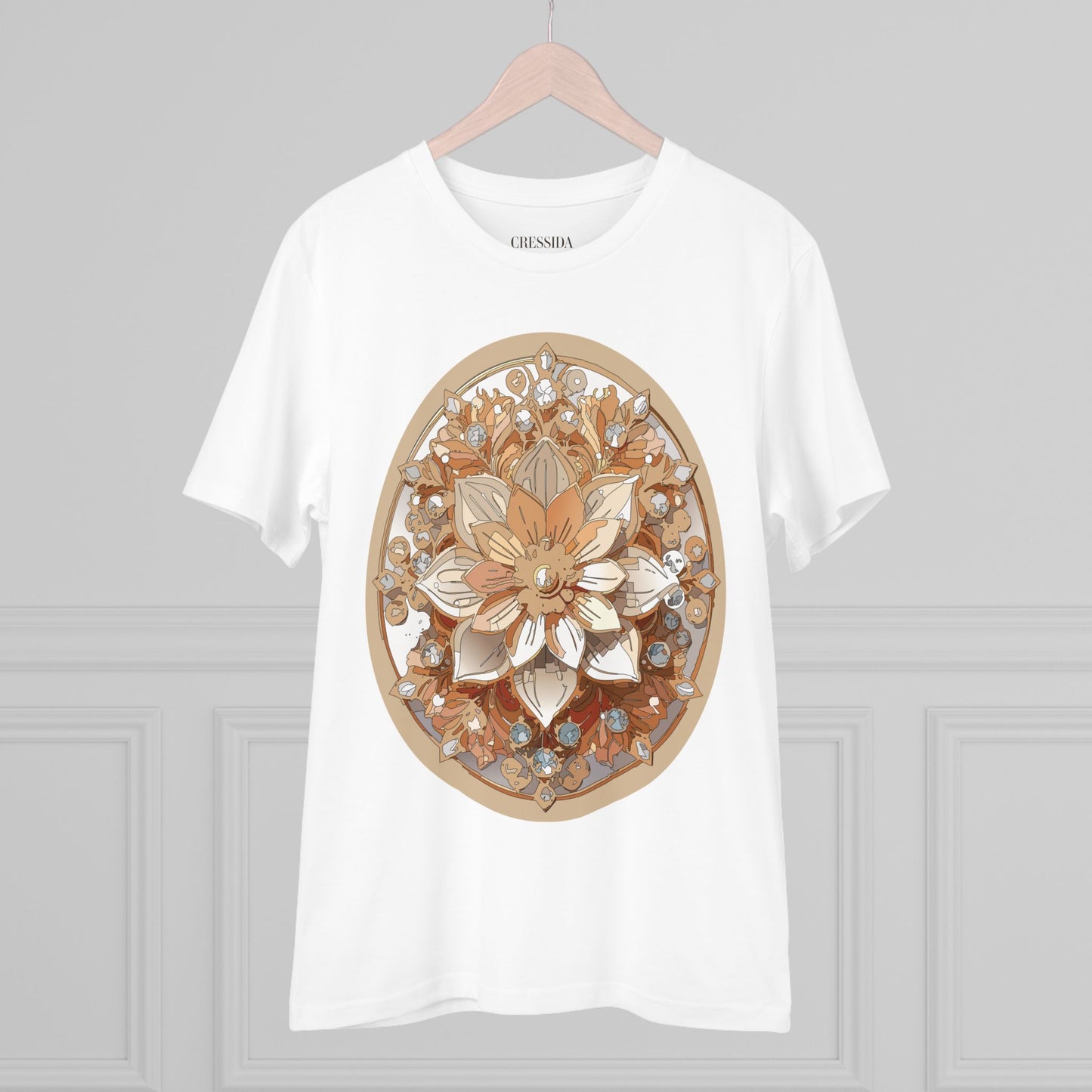 Organic T-shirt with Flower