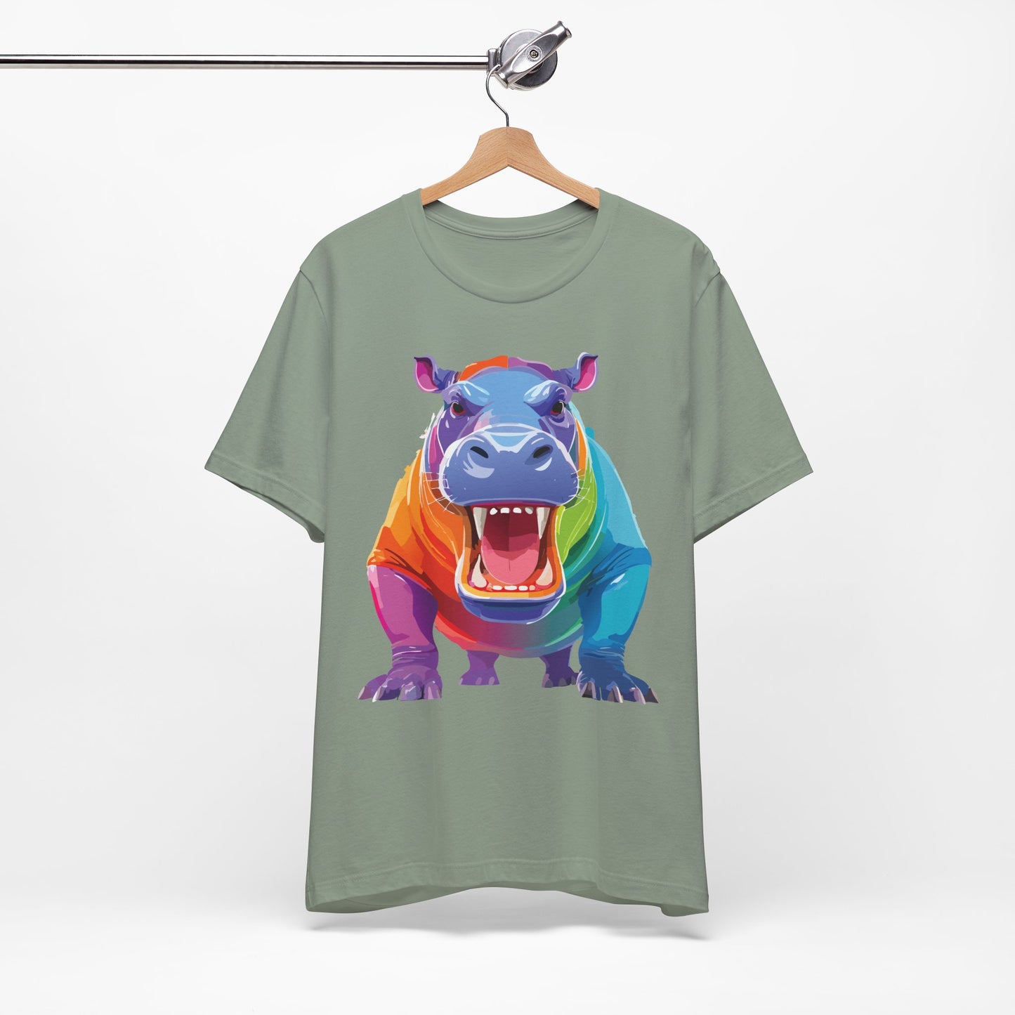 Unisex Animal Shirt, Tee Shirt with Animals, Art Design Tee Shirt, Wild Animals Shirt