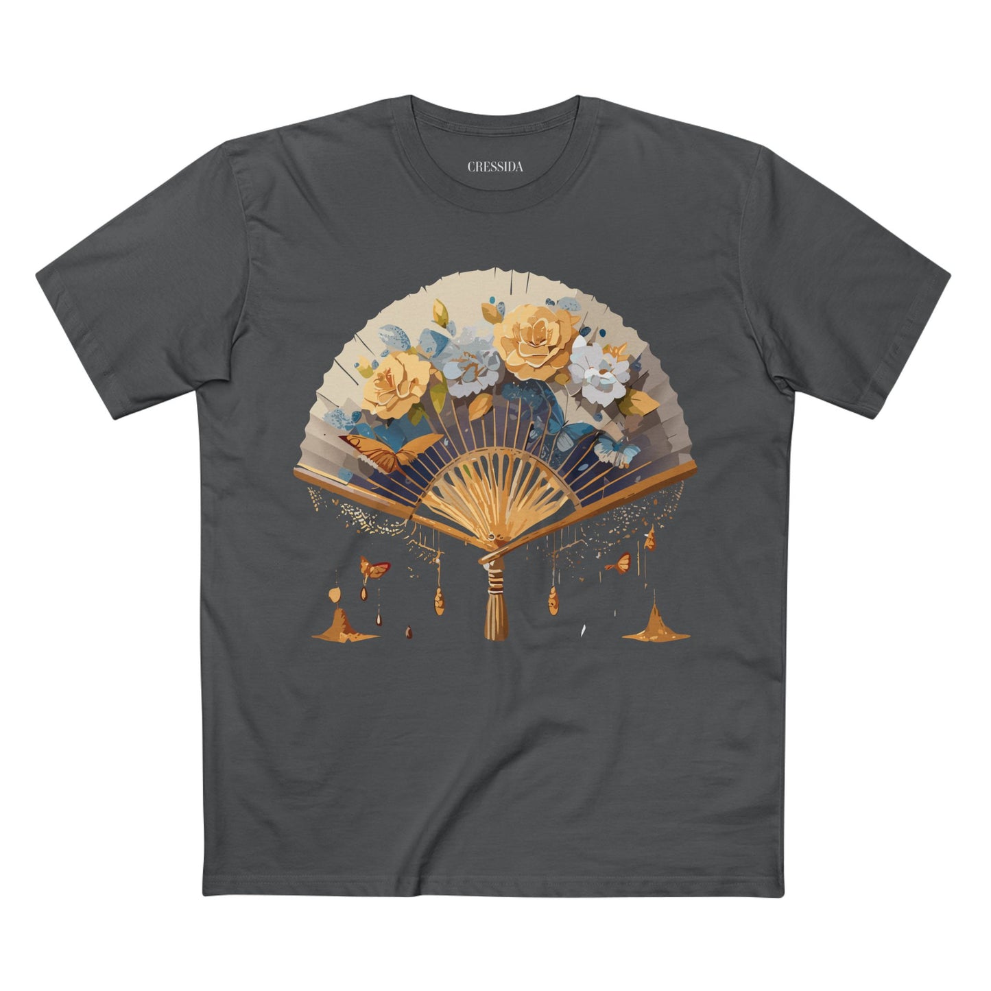 Fan shirt, Shirt with Fan, Tee Shirt with Antique Fan
