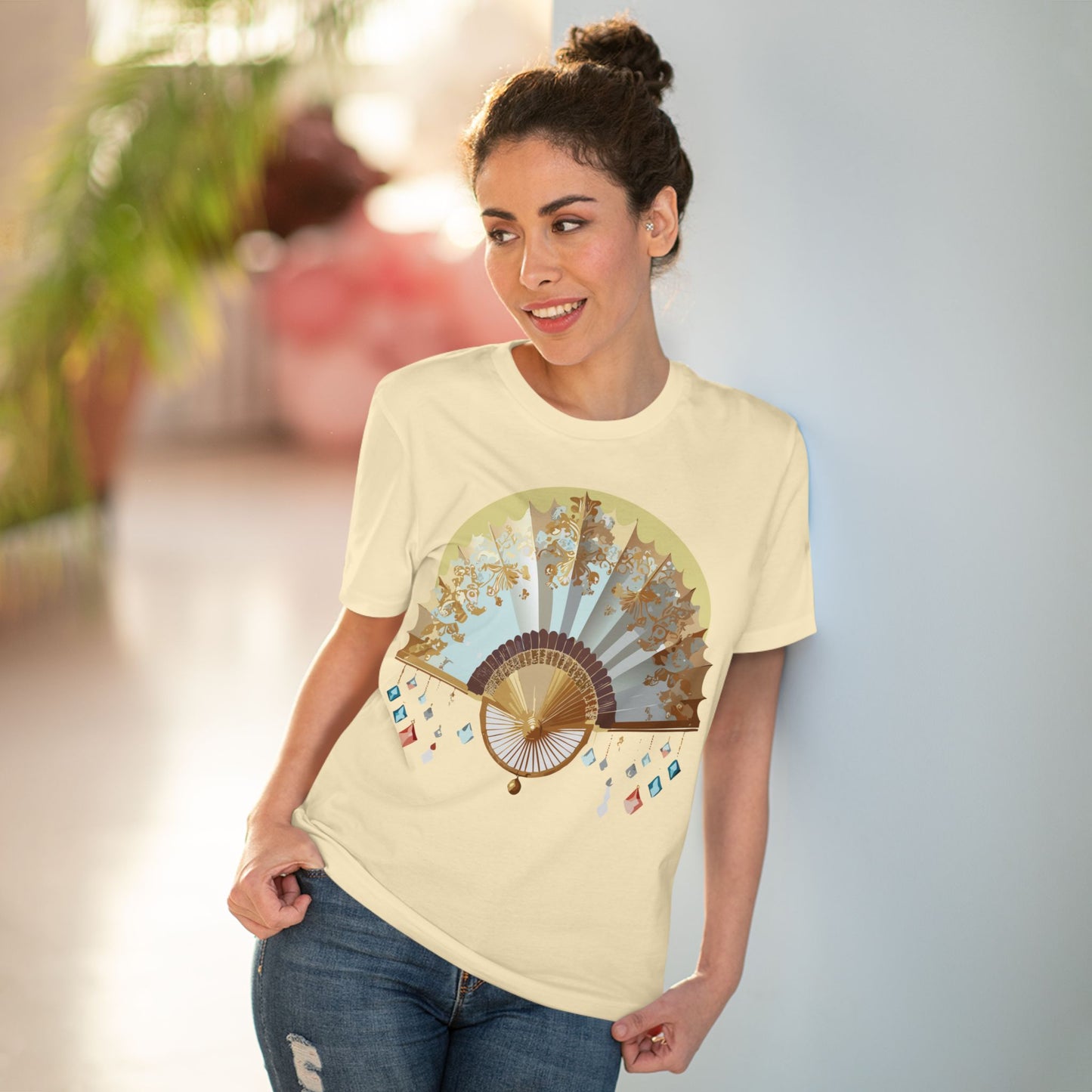 Organic T-shirt with Fan