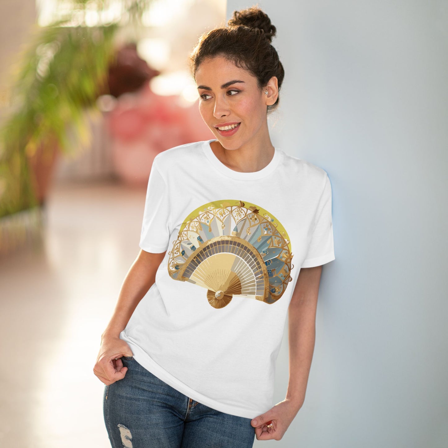 Organic T-shirt with Fan