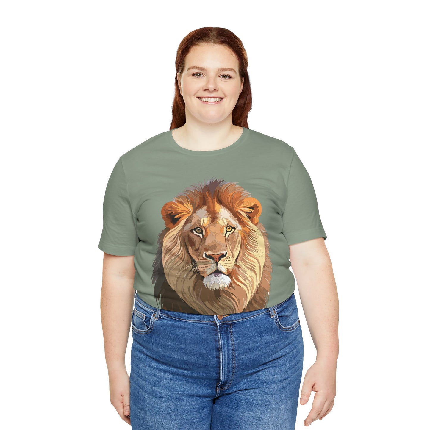 Unisex Animal Shirt, Tee Shirt with Animals, Art Design Tee Shirt, Wild Animals Shirt
