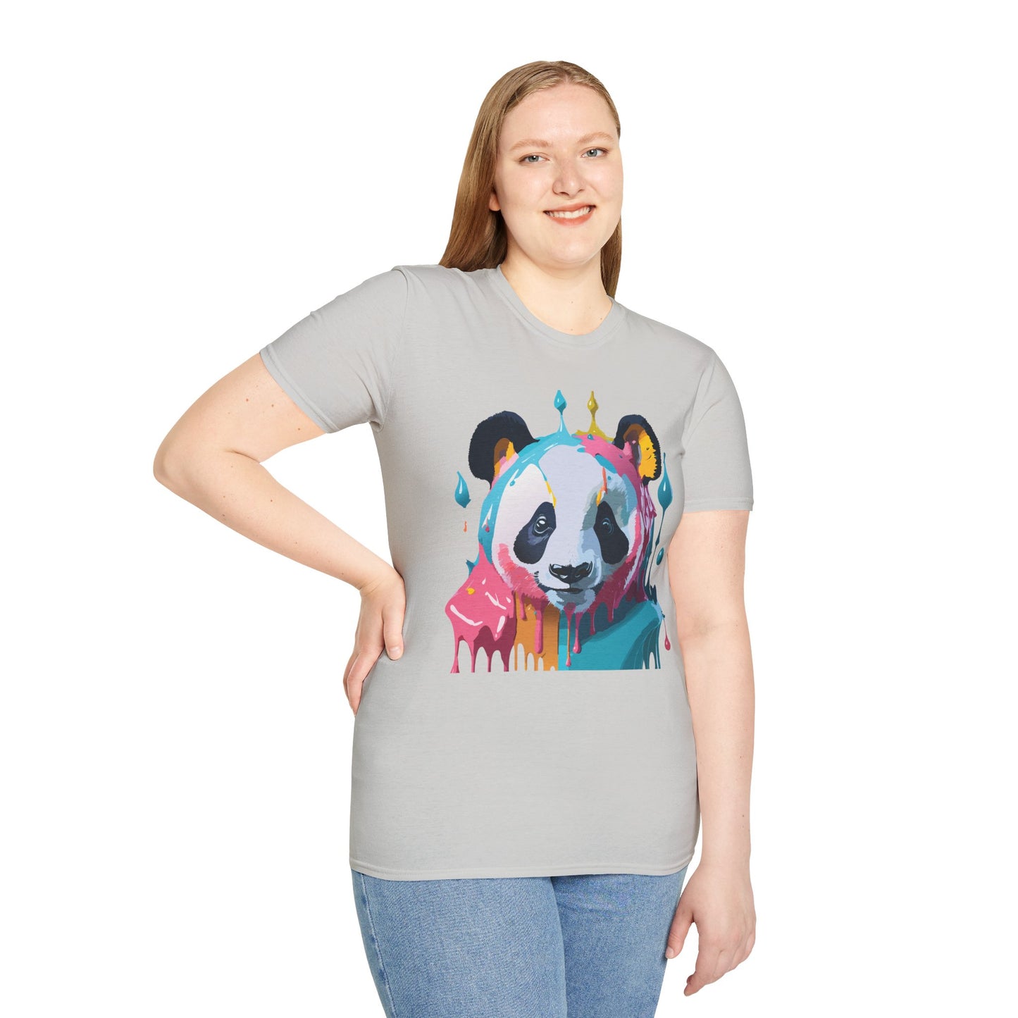 Panda Shirt, T Shirt with Panda, Animal Shirt, Tee Shirt with Animals
