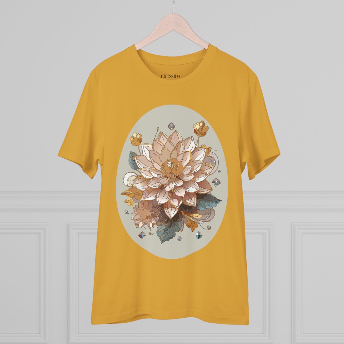 Organic T-shirt with Flower