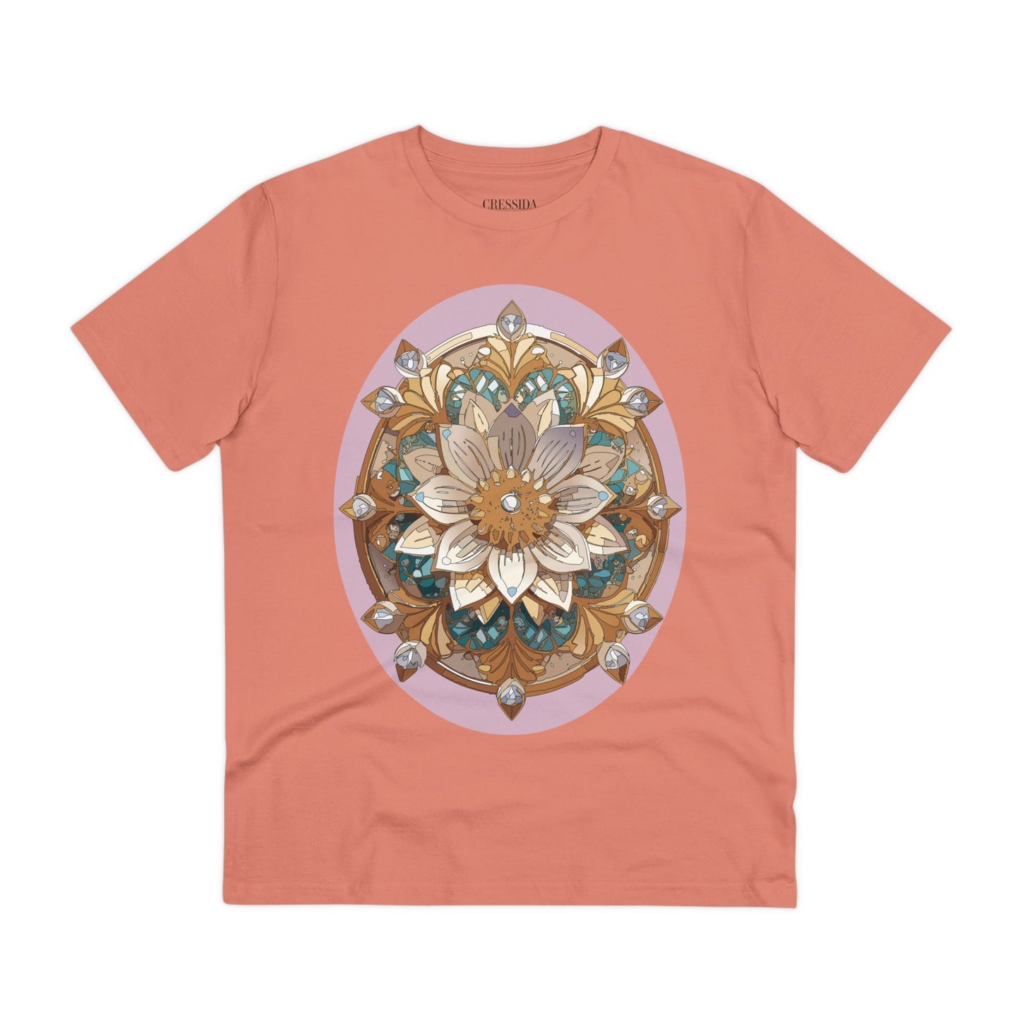 Organic T-shirt with Flower