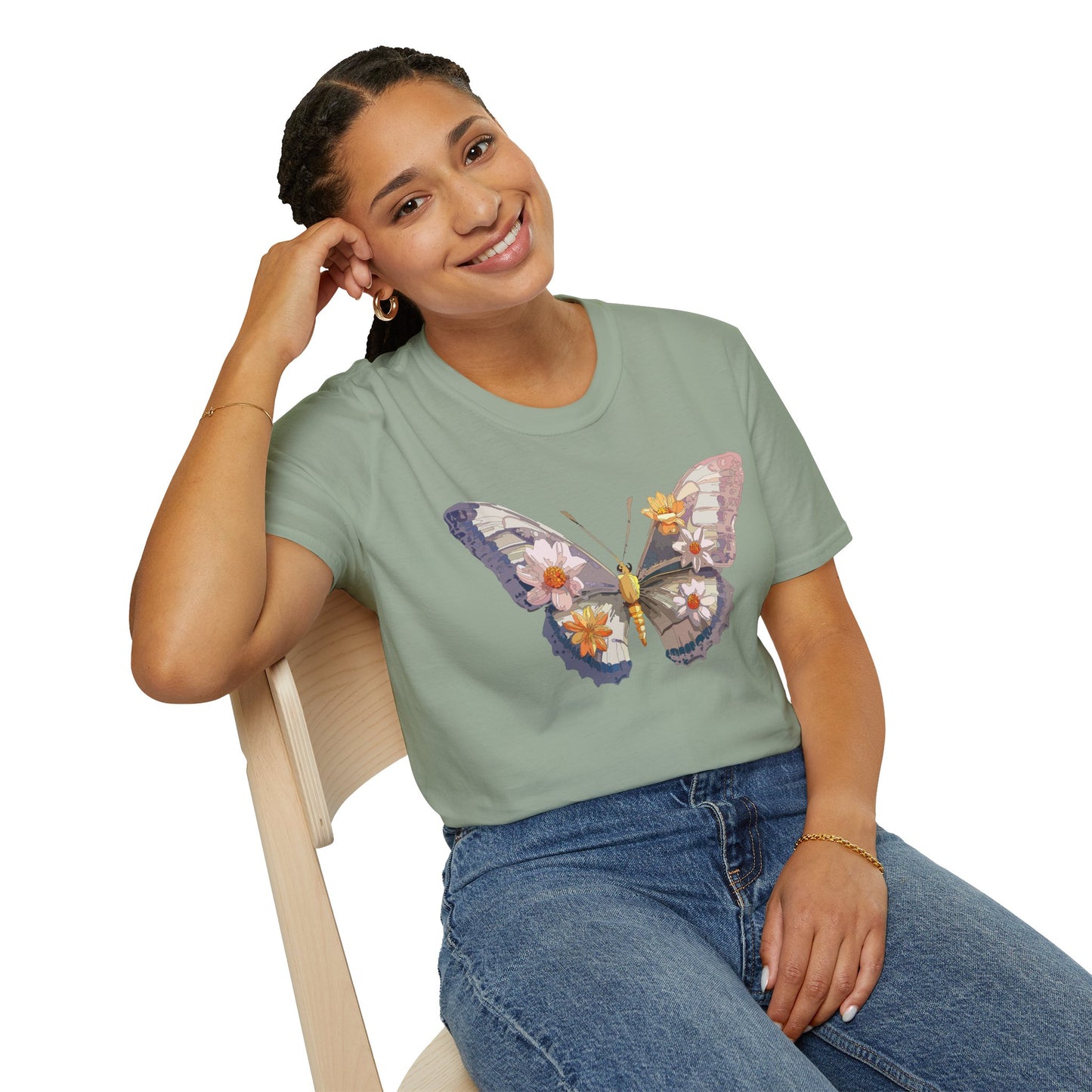 Butterfly Shirt, T Shirt with Butterfly, Monarch Shirt