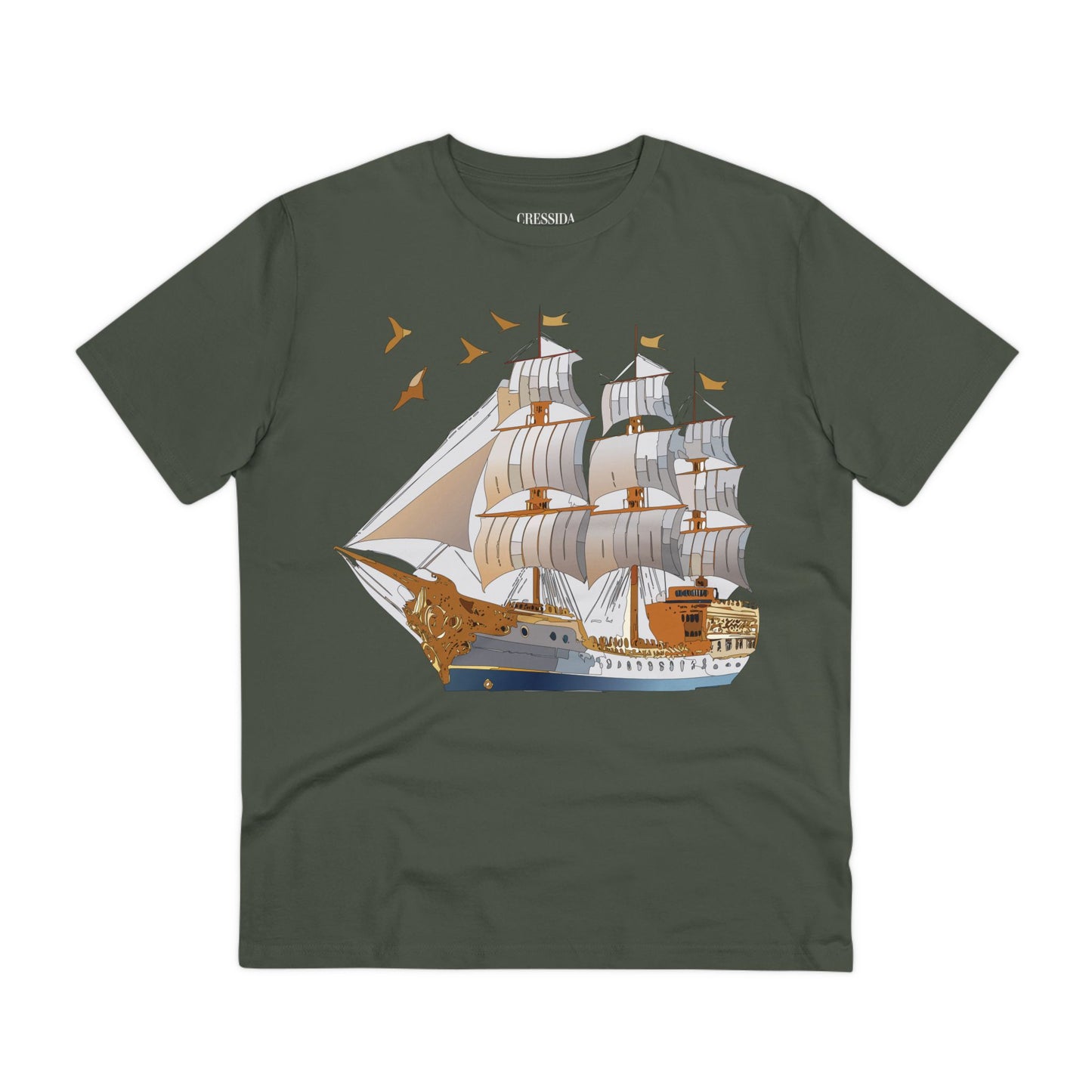 Organic T-shirt with Ship