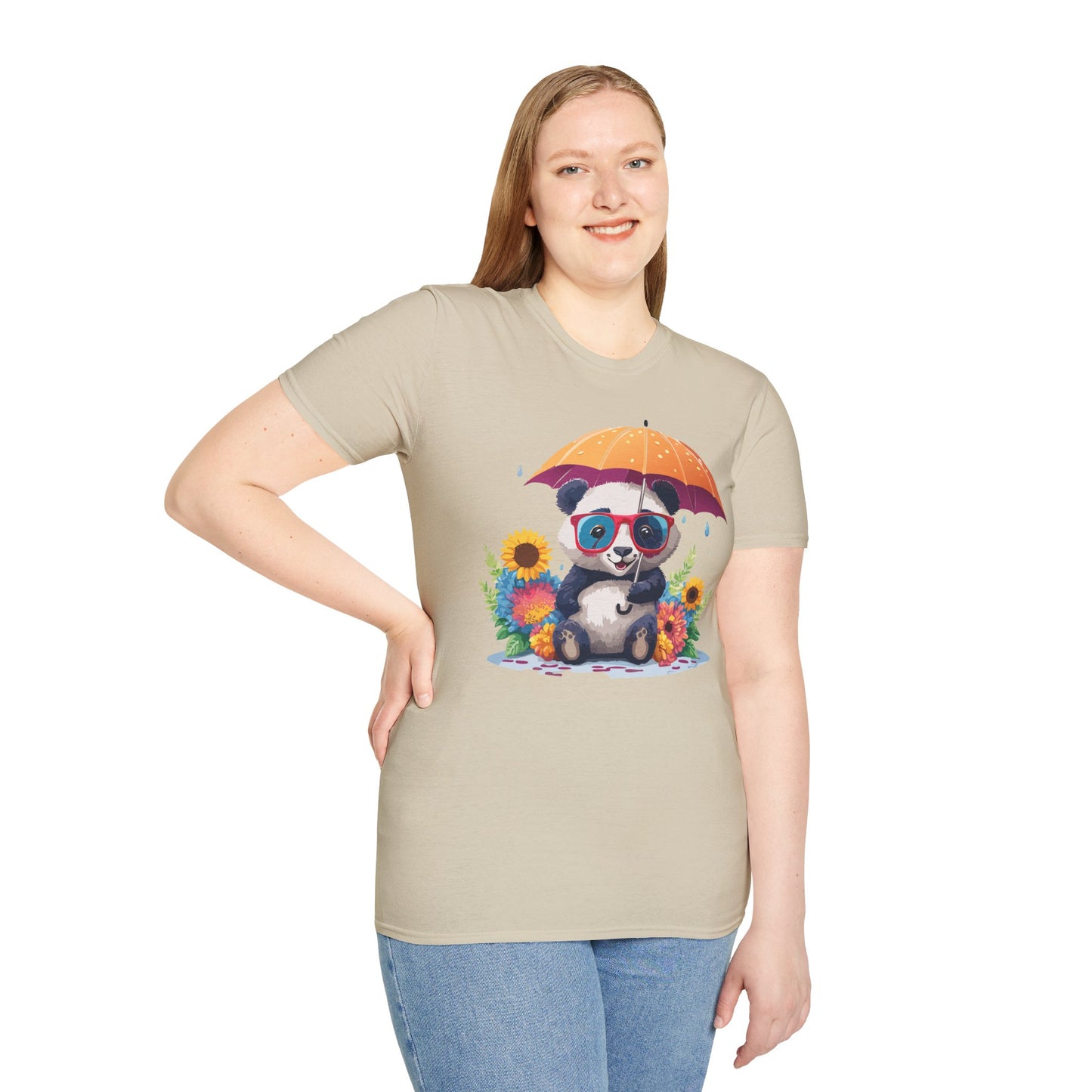 Panda Shirt, T Shirt with Panda, Animal Shirt, Tee Shirt with Animals