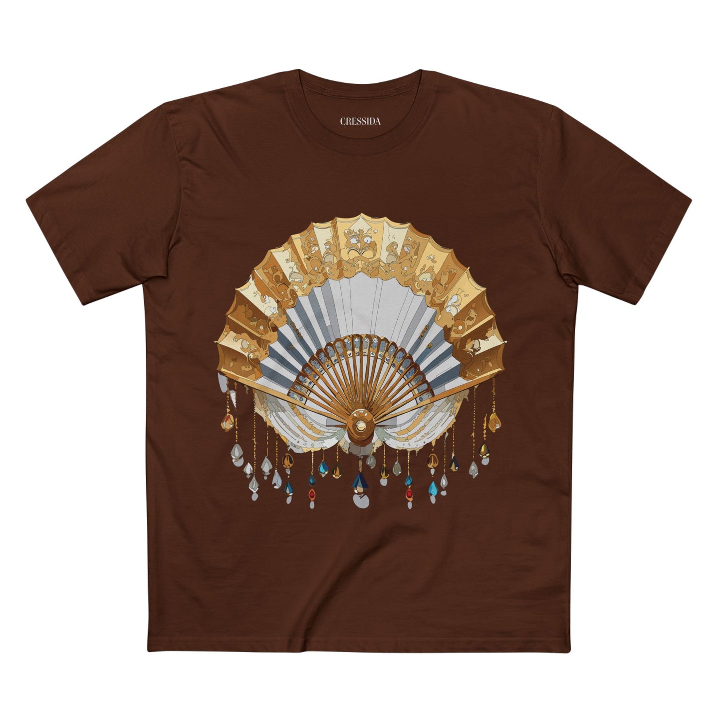 Fan shirt, Shirt with Fan, Tee Shirt with Antique Fan