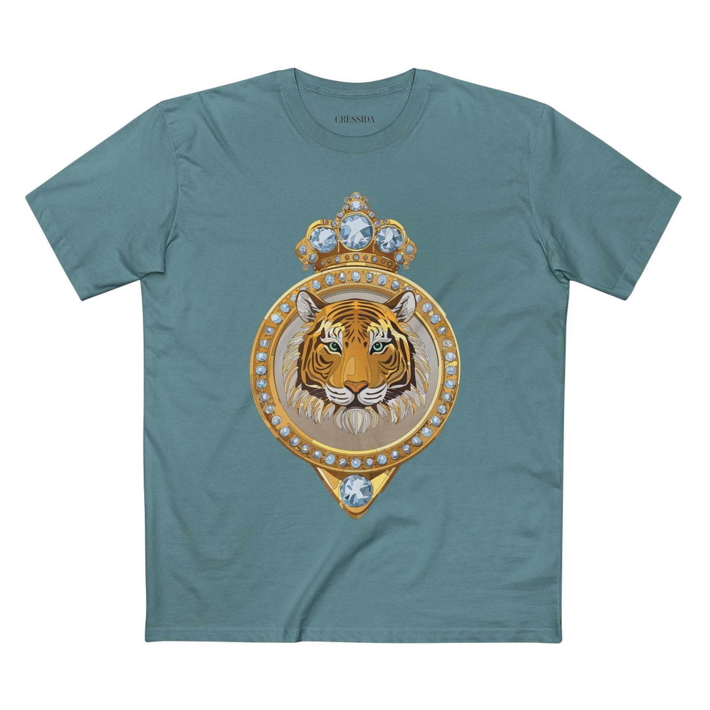 Unisex Antique Animal Medallion Premium Cotton Tee Shirt Artwork Edition