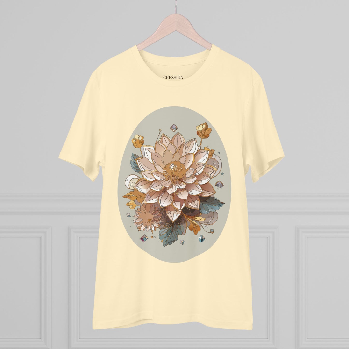 Organic T-shirt with Flower