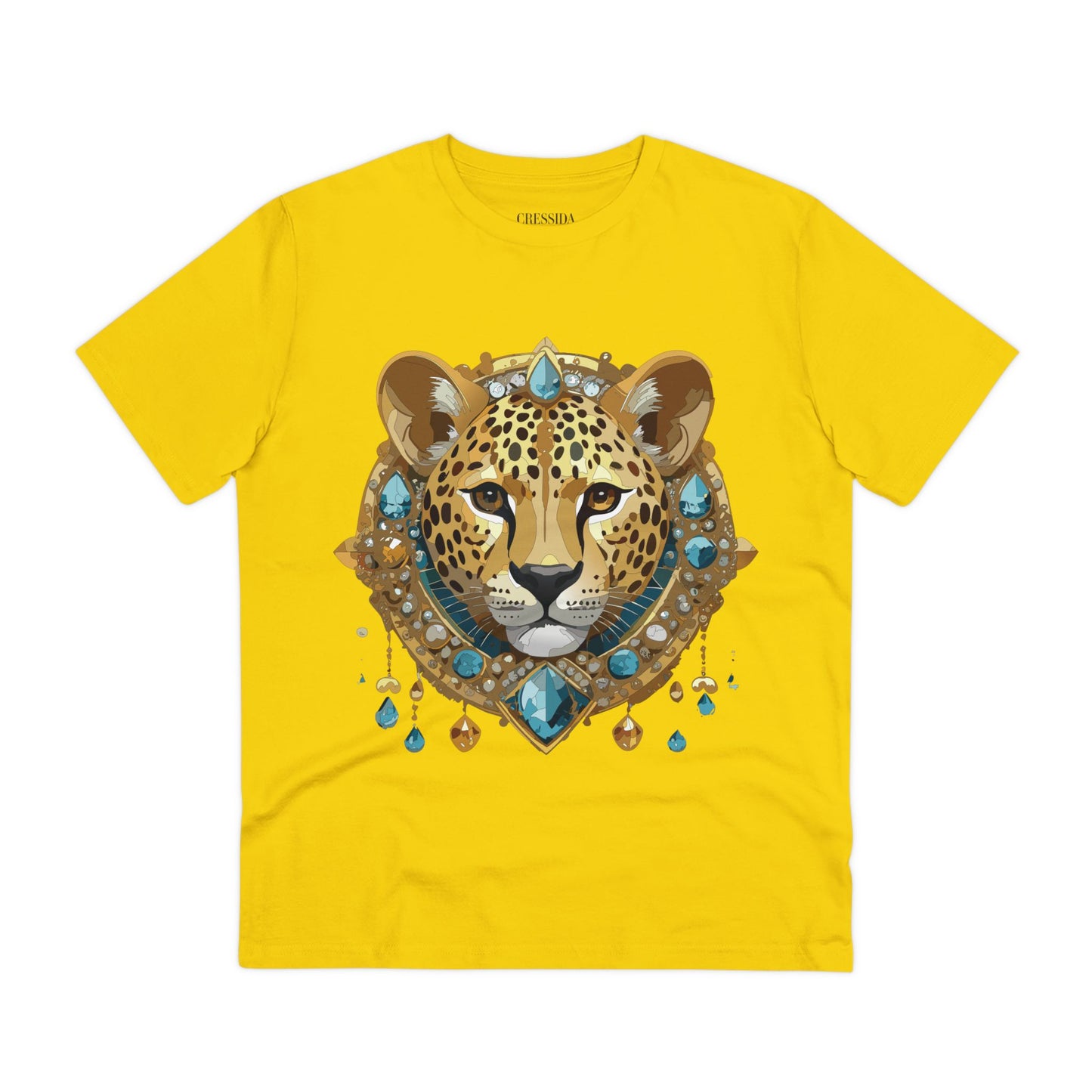 Organic T-shirt with Animals - Cheetah