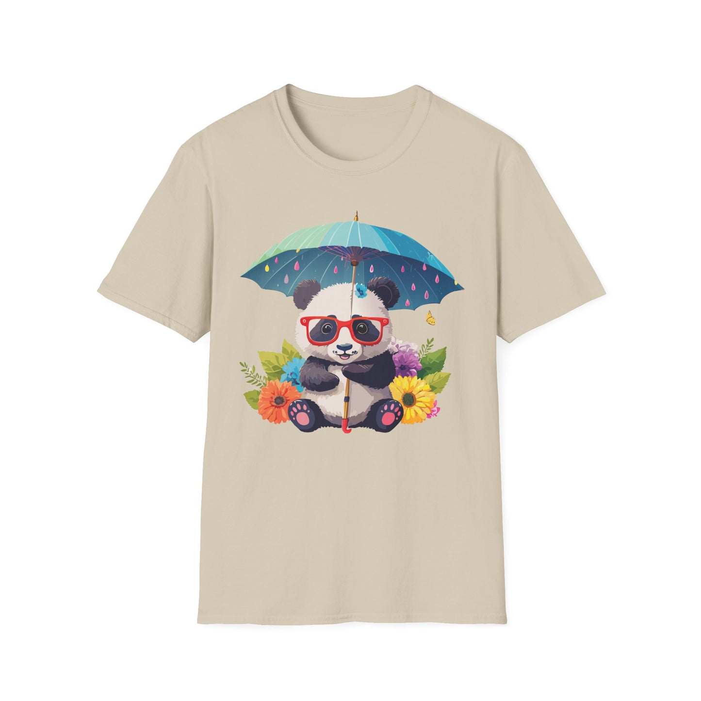 Panda Shirt, T Shirt with Panda, Animal Shirt, Tee Shirt with Animals