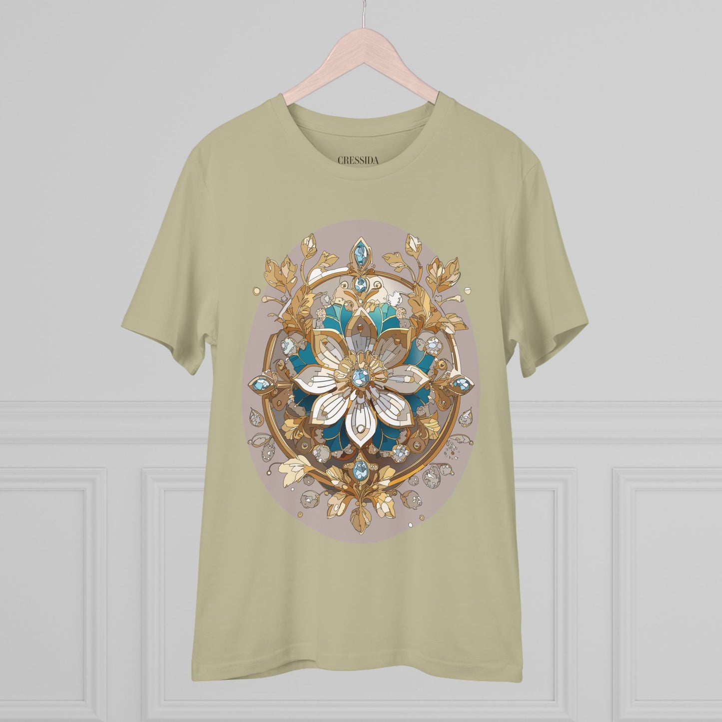 Organic T-shirt with Flower