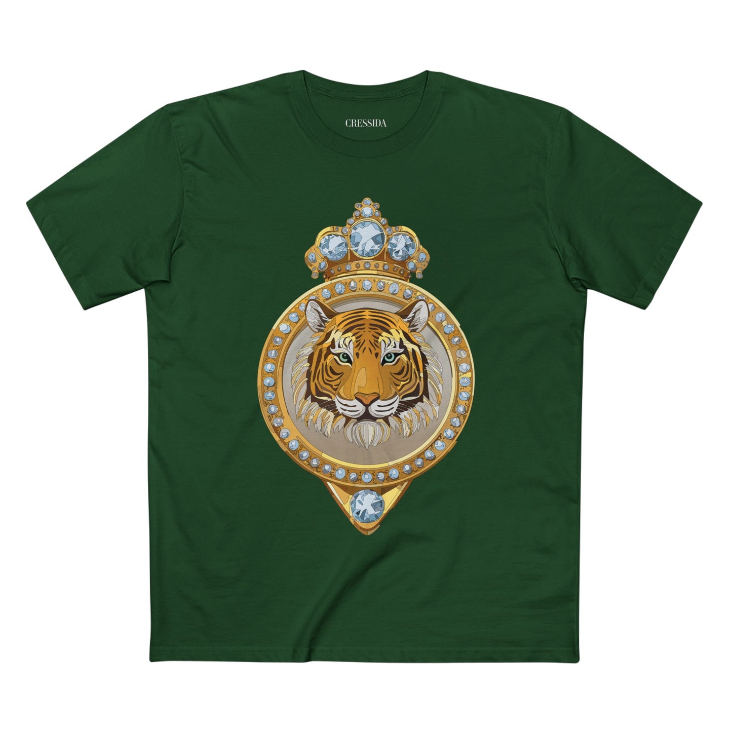 Unisex Antique Animal Medallion Premium Cotton Tee Shirt Artwork Edition