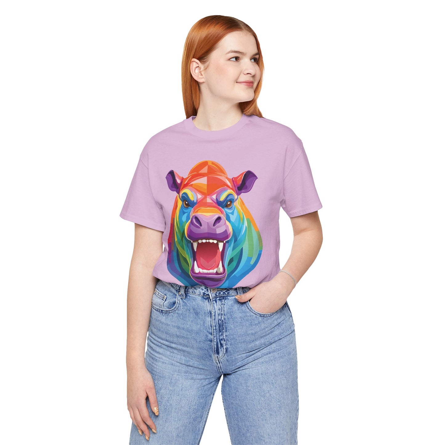 Unisex Animal Shirt, Tee Shirt with Animals, Art Design Tee Shirt, Wild Animals Shirt