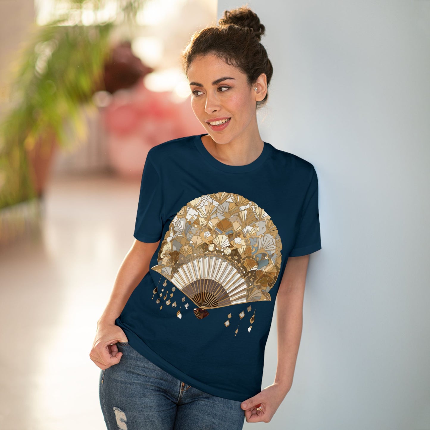 Organic T-shirt with Fan