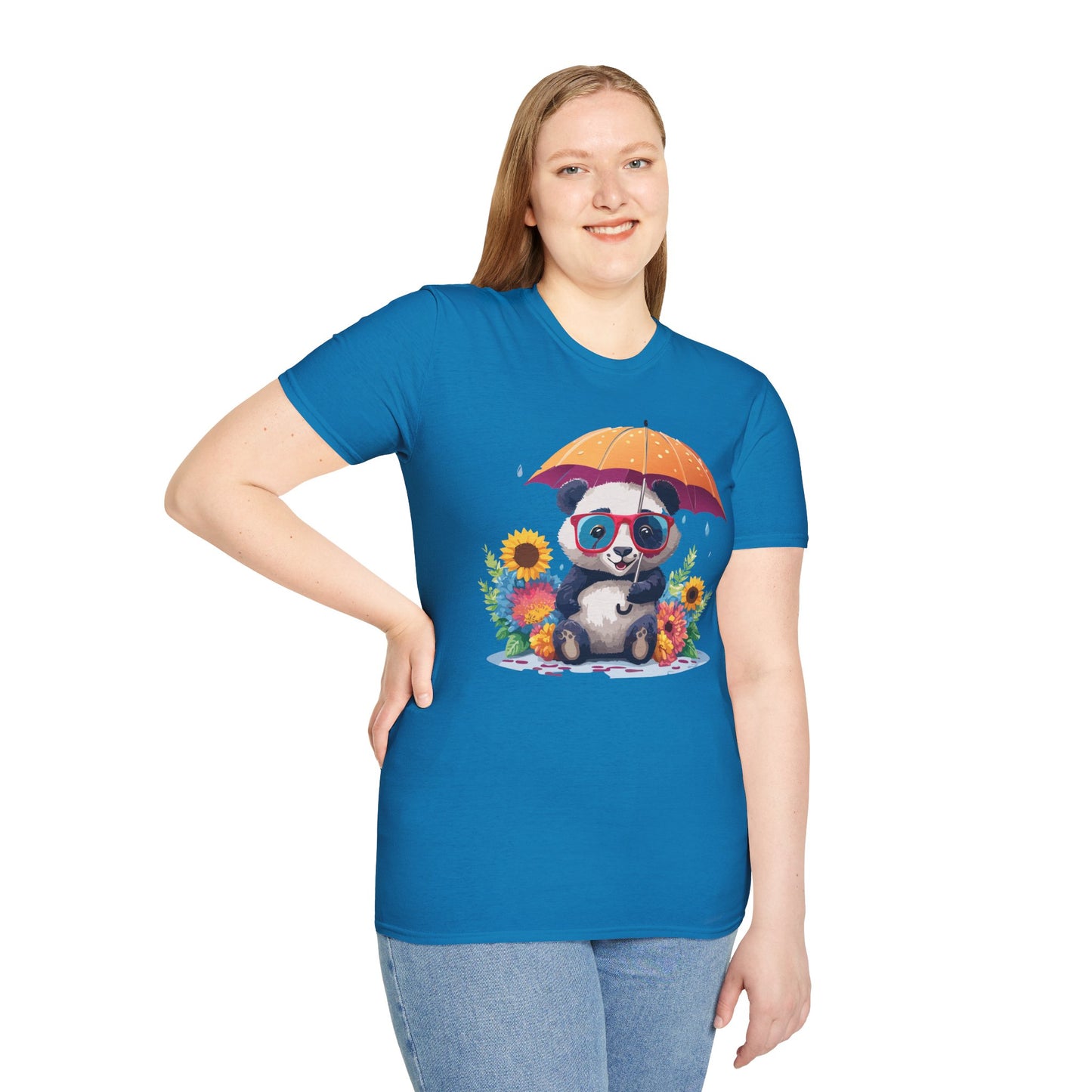 Panda Shirt, T Shirt with Panda, Animal Shirt, Tee Shirt with Animals