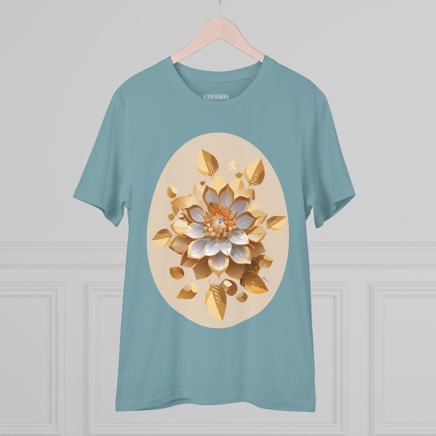 Organic T-shirt with Flower