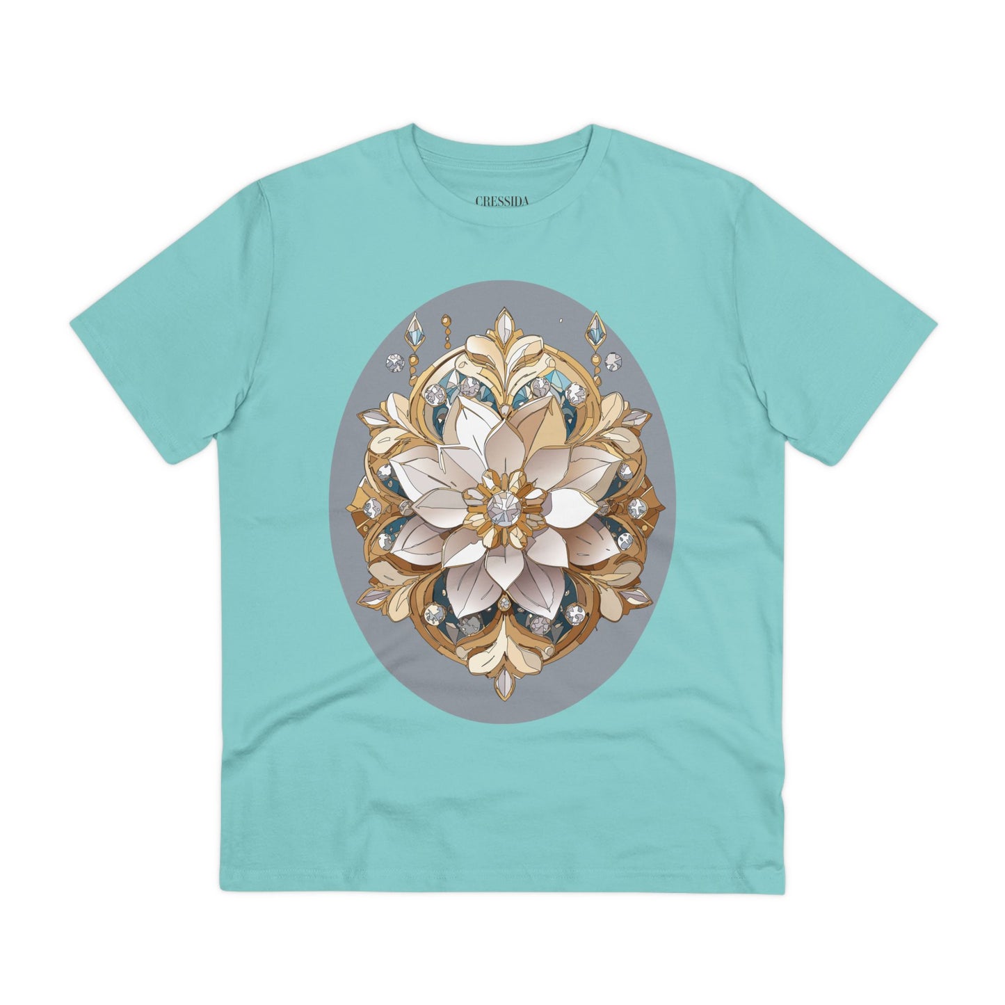 Organic T-shirt with Flower