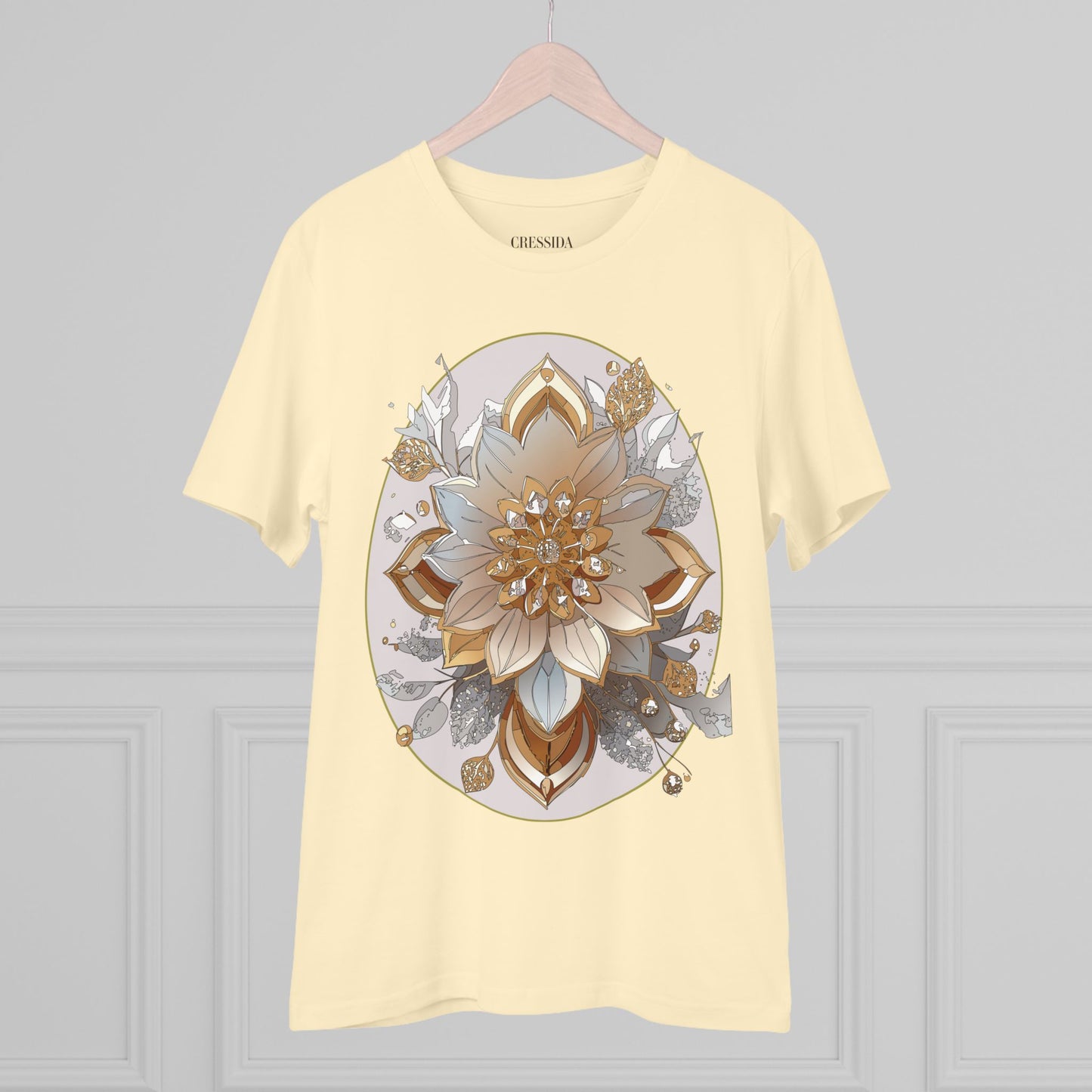 Organic T-shirt with Flower