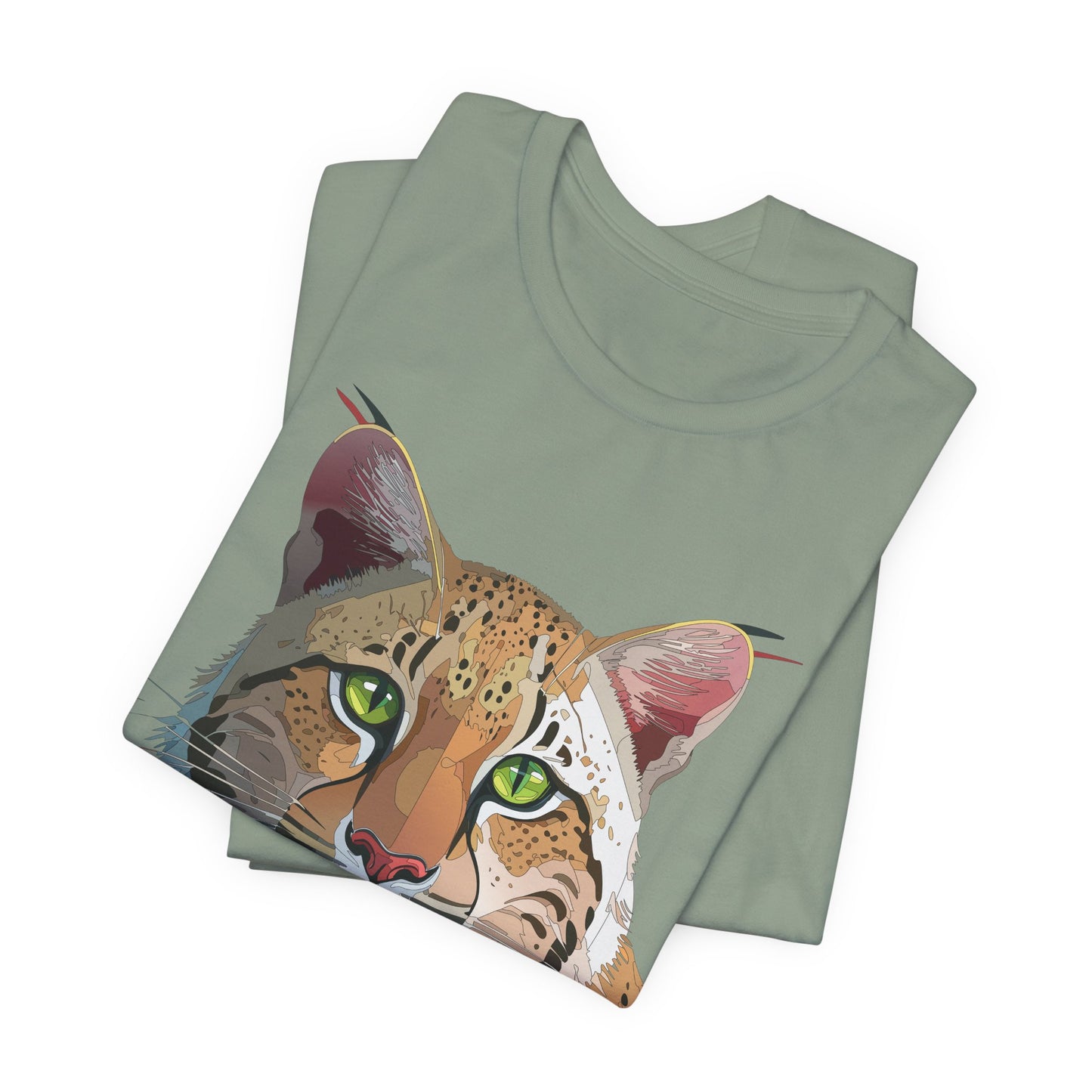 Unisex Animal Shirt, Tee Shirt with Animals, Art Design Tee Shirt, Wild Animals Shirt