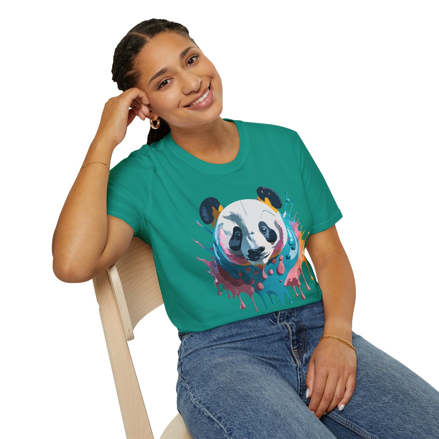 Panda Shirt, T Shirt with Panda, Animal Shirt, Tee Shirt with Animals