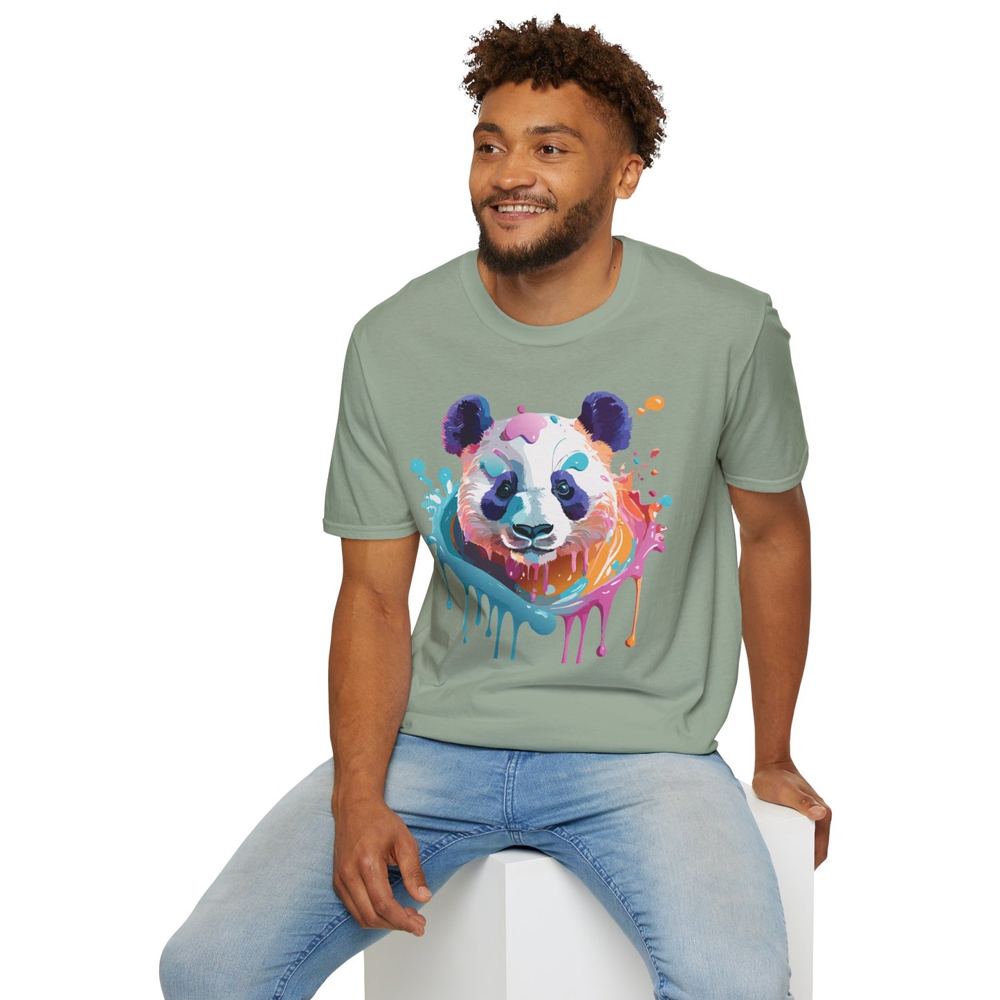 Panda Shirt, T Shirt with Panda, Animal Shirt, Tee Shirt with Animals