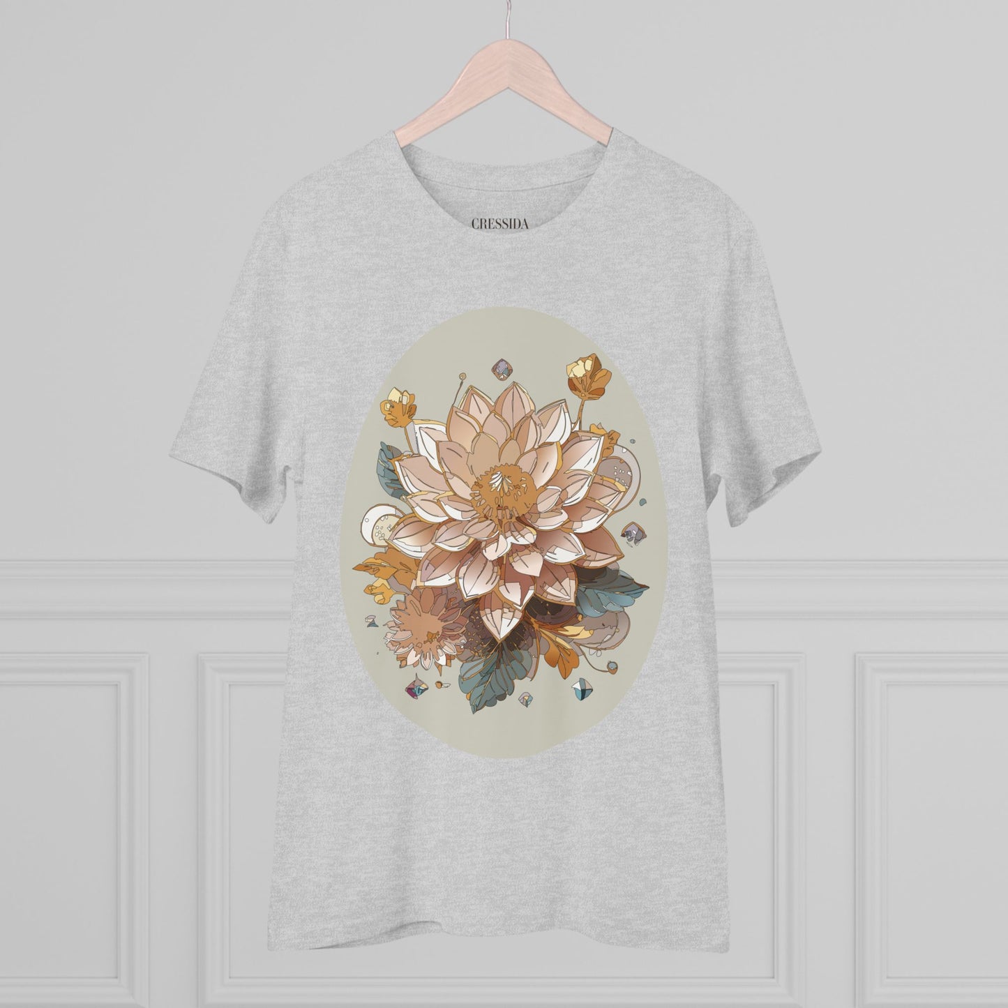 Organic T-shirt with Flower