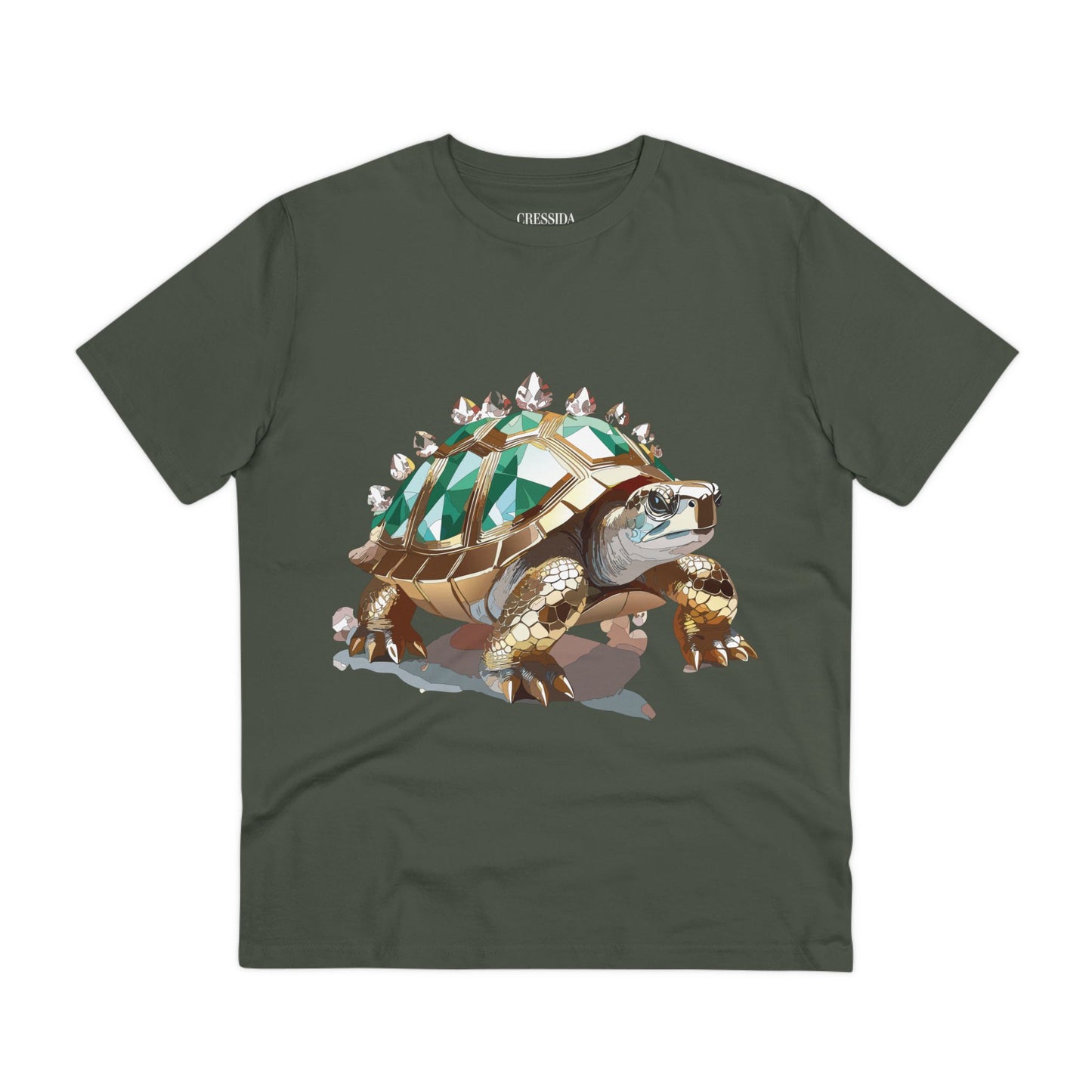 Organic T-shirt with Animals - Turtle