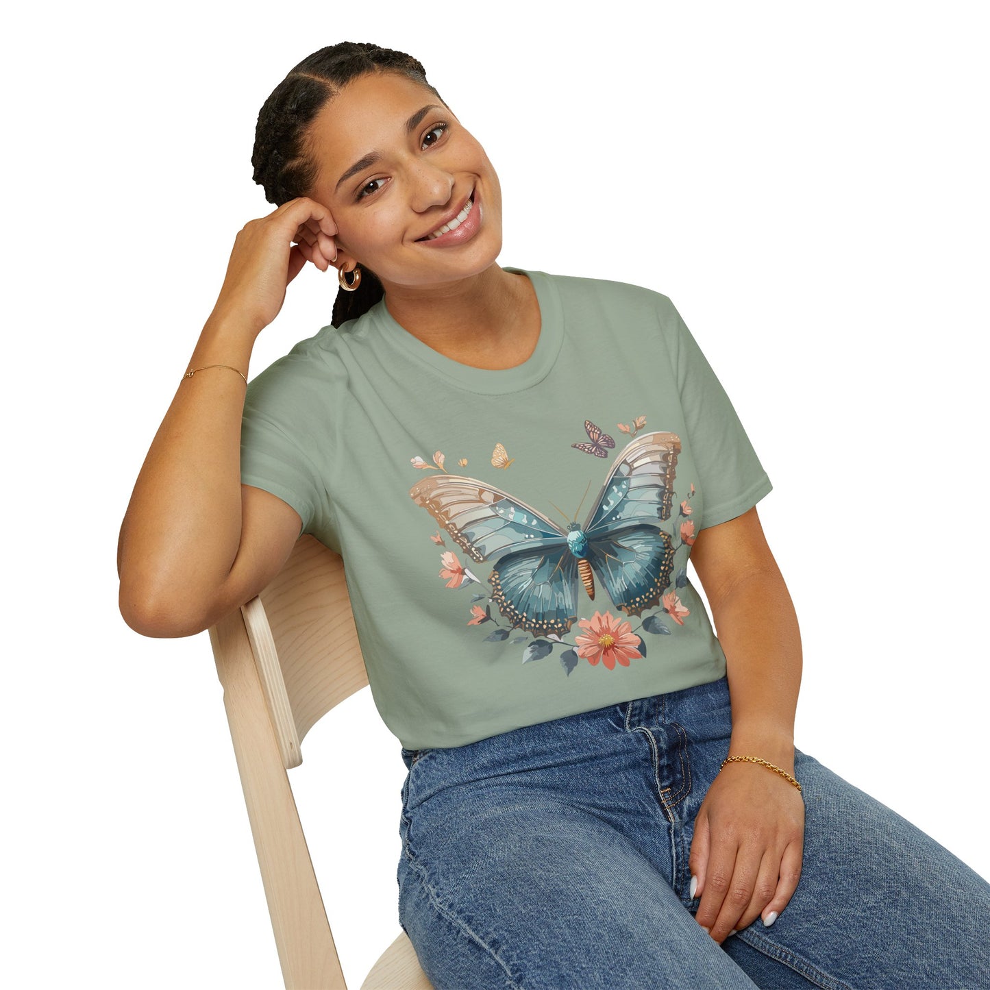 Butterfly Shirt, T Shirt with Butterfly, Monarch Shirt