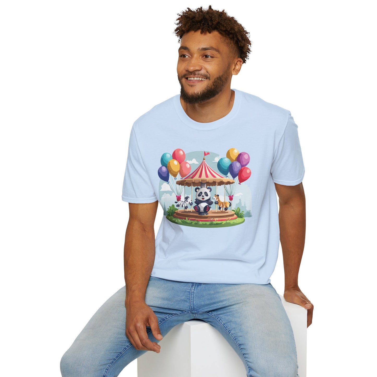 Panda Shirt, T Shirt with Panda, Animal Shirt, Tee Shirt with Animals