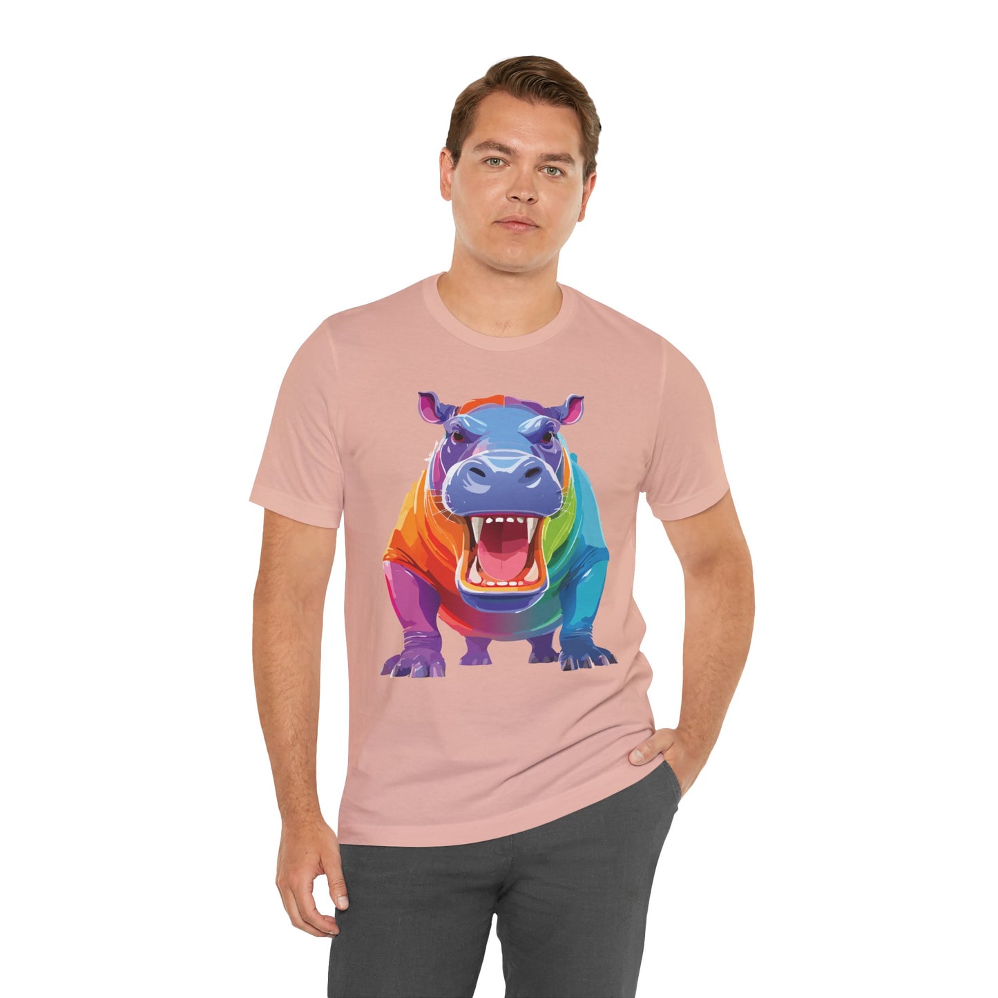 Unisex Animal Shirt, Tee Shirt with Animals, Art Design Tee Shirt, Wild Animals Shirt