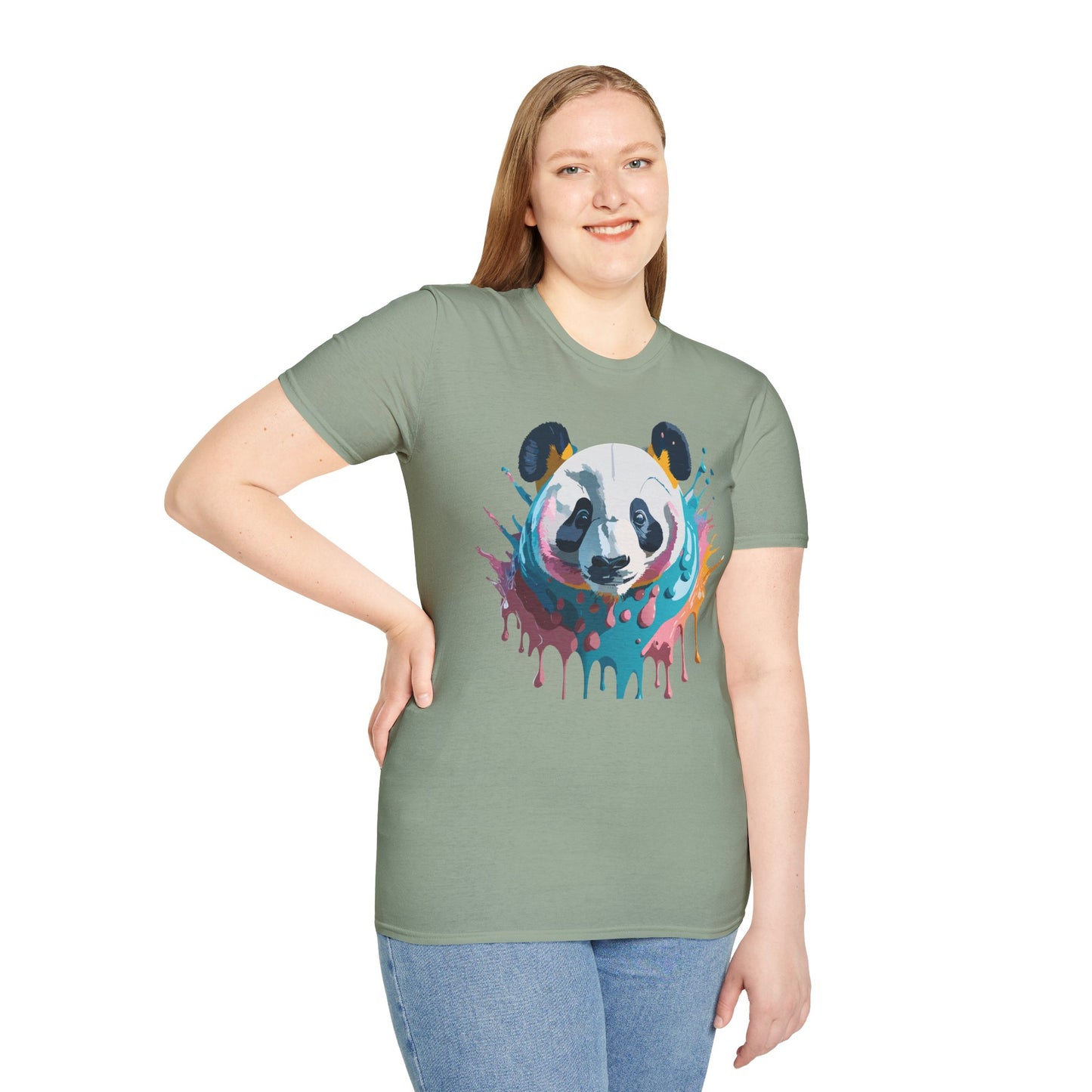 Panda Shirt, T Shirt with Panda, Animal Shirt, Tee Shirt with Animals