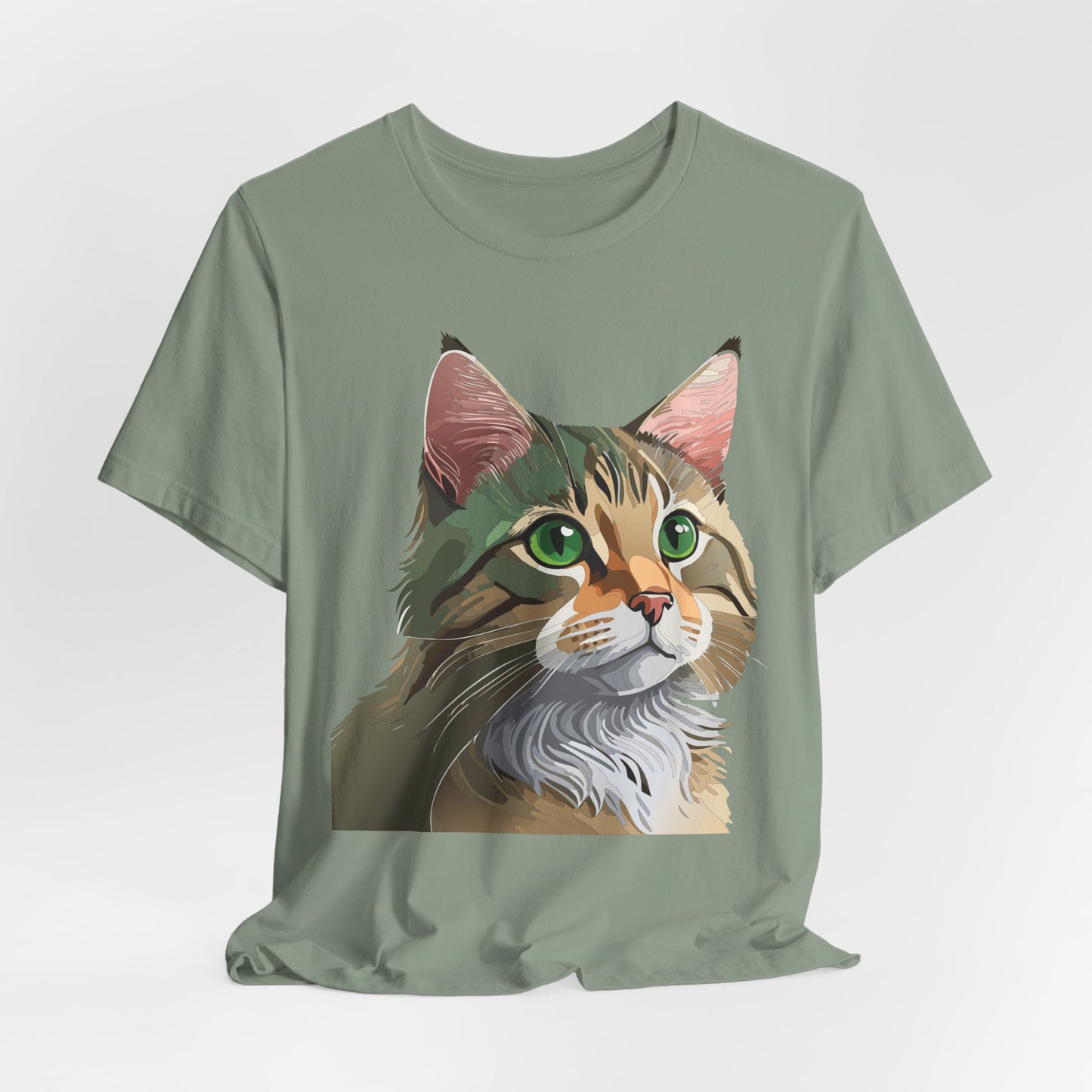 Unisex Animal Shirt, Tee Shirt with Animals, Art Design Tee Shirt, Wild Animals Shirt