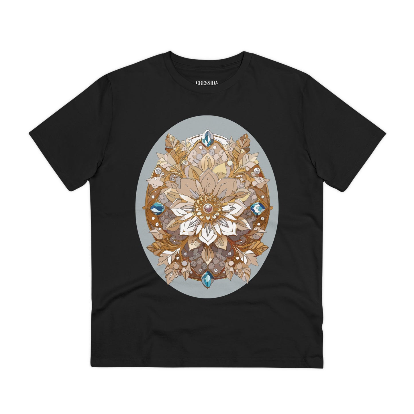 Organic T-shirt with Flower