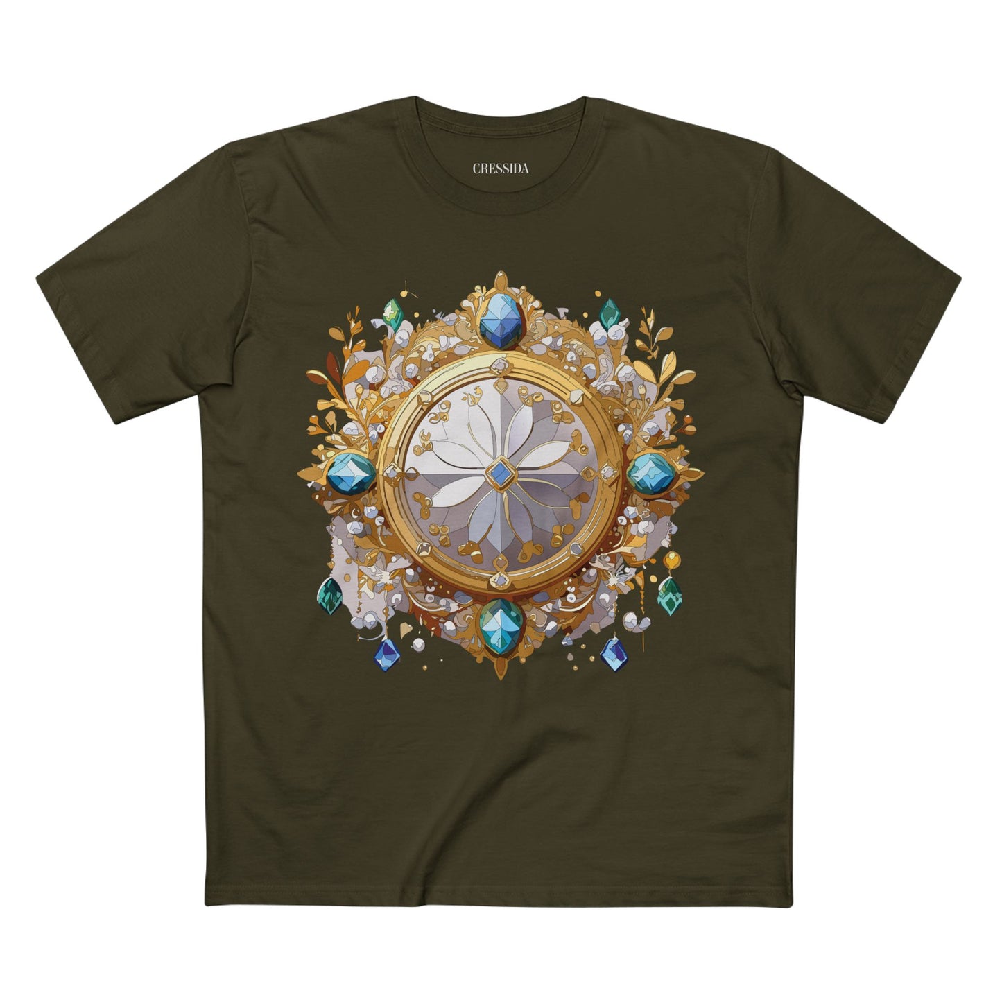 Medallion Shirt, Shirt with Medallion, Tee Shirt with Medal