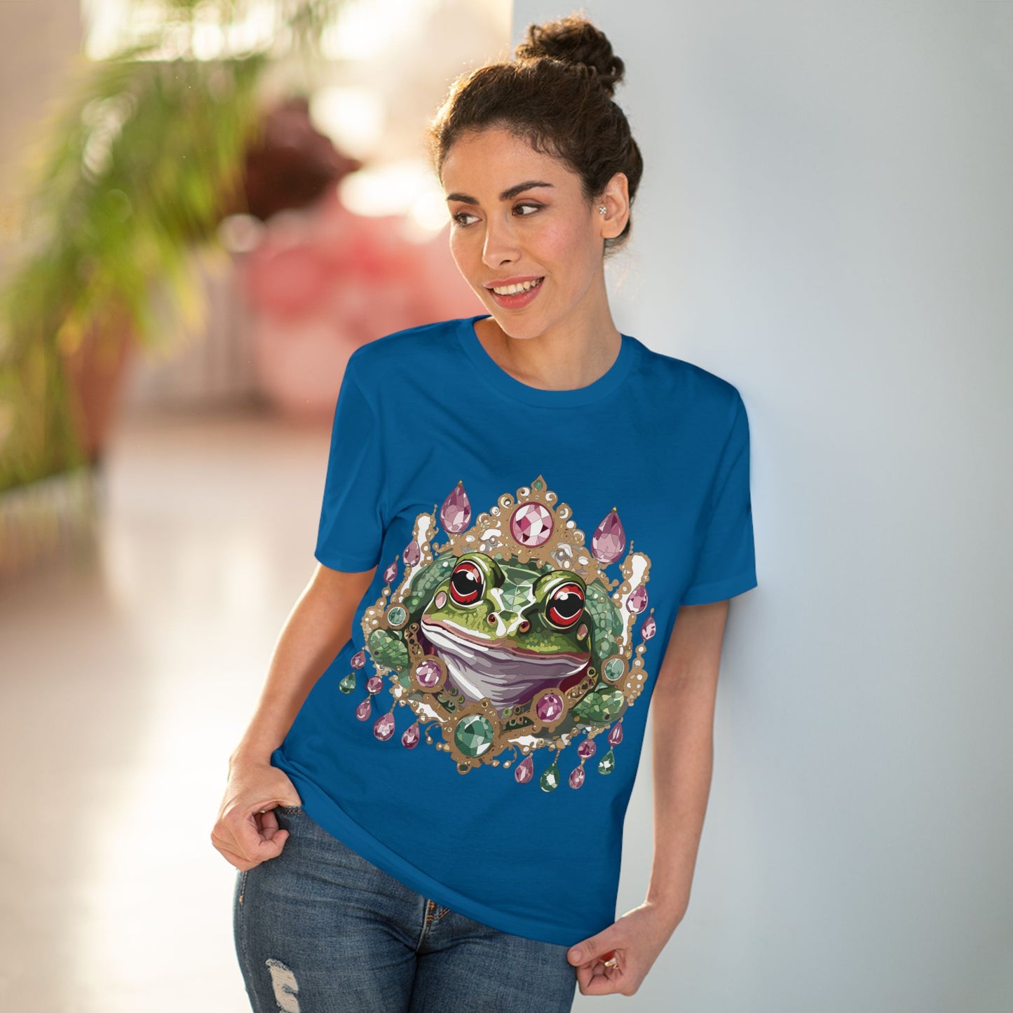 Organic T-shirt with Animals - Frog