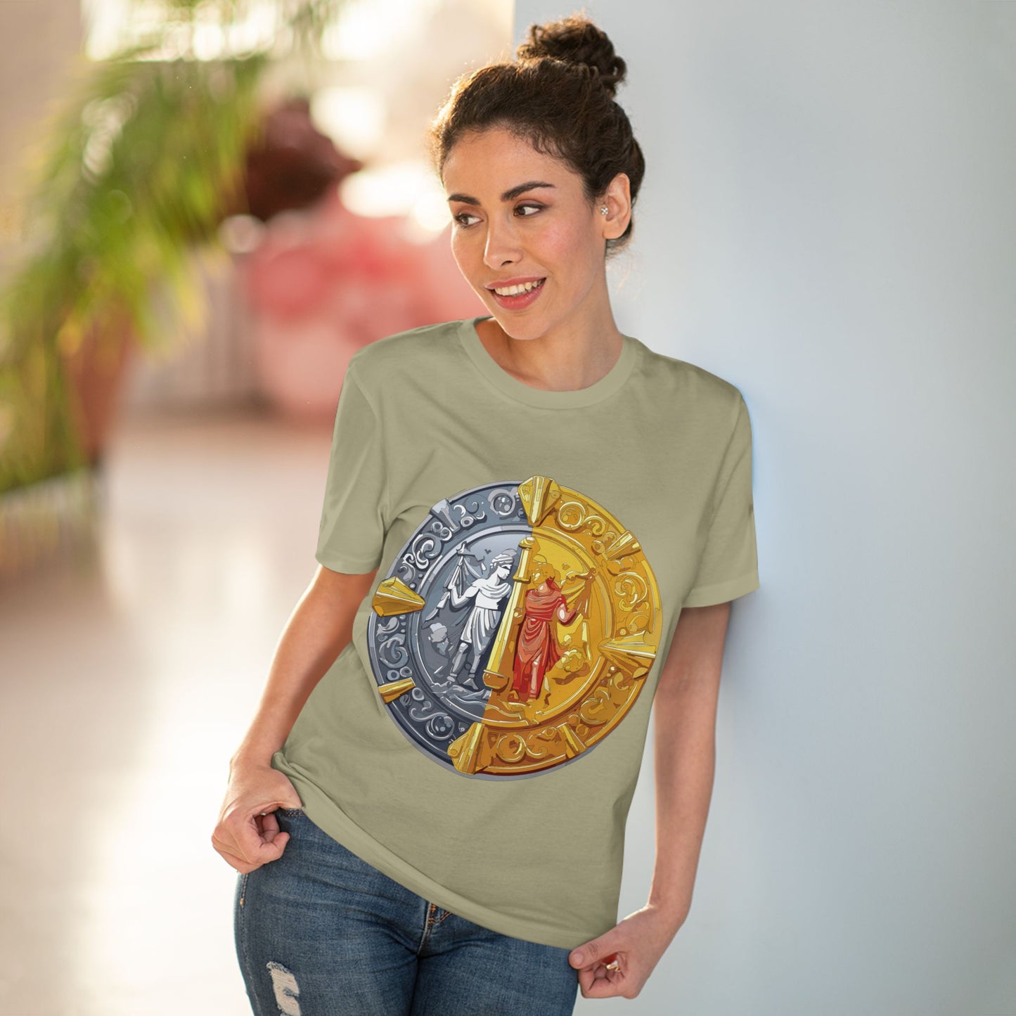 Organic T-shirt with Coin