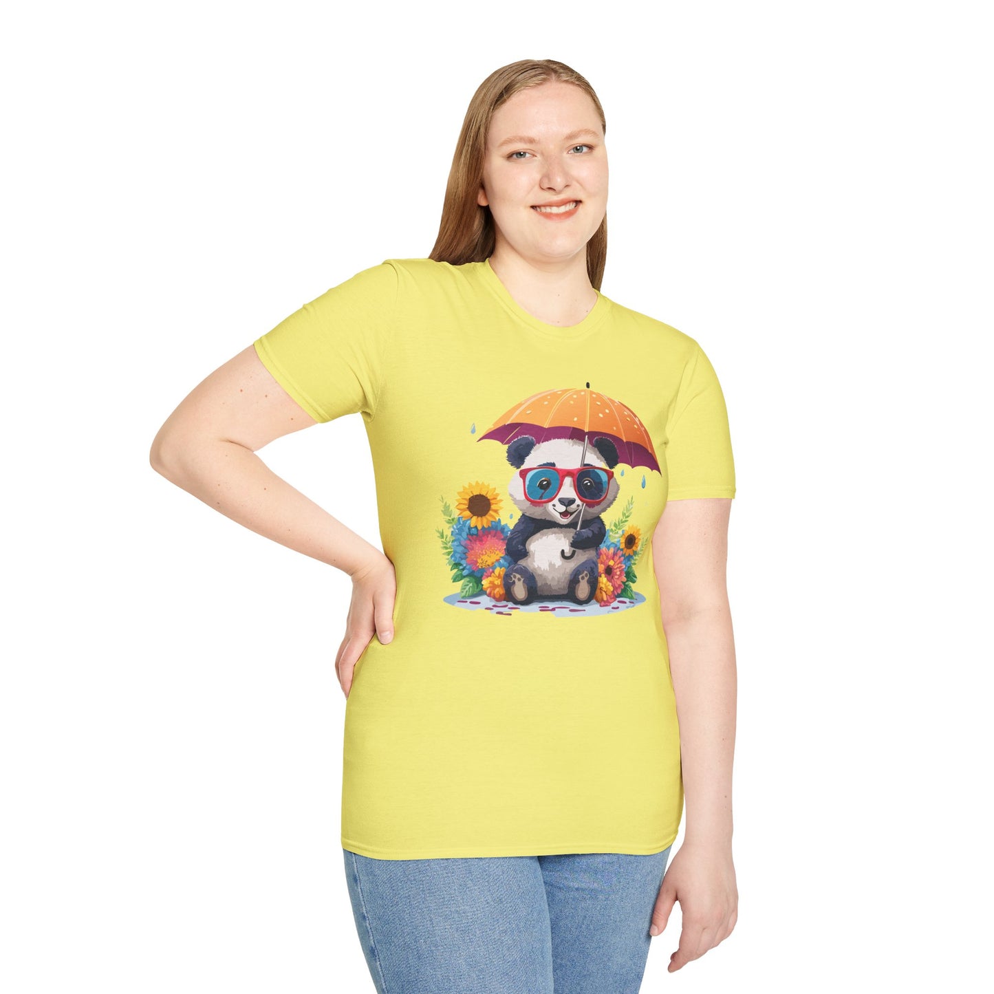 Panda Shirt, T Shirt with Panda, Animal Shirt, Tee Shirt with Animals