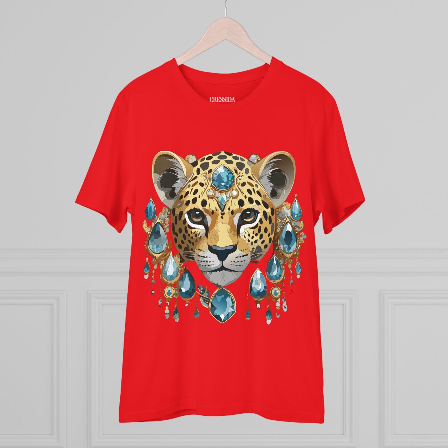 Organic T-shirt with Animals - Cheetah