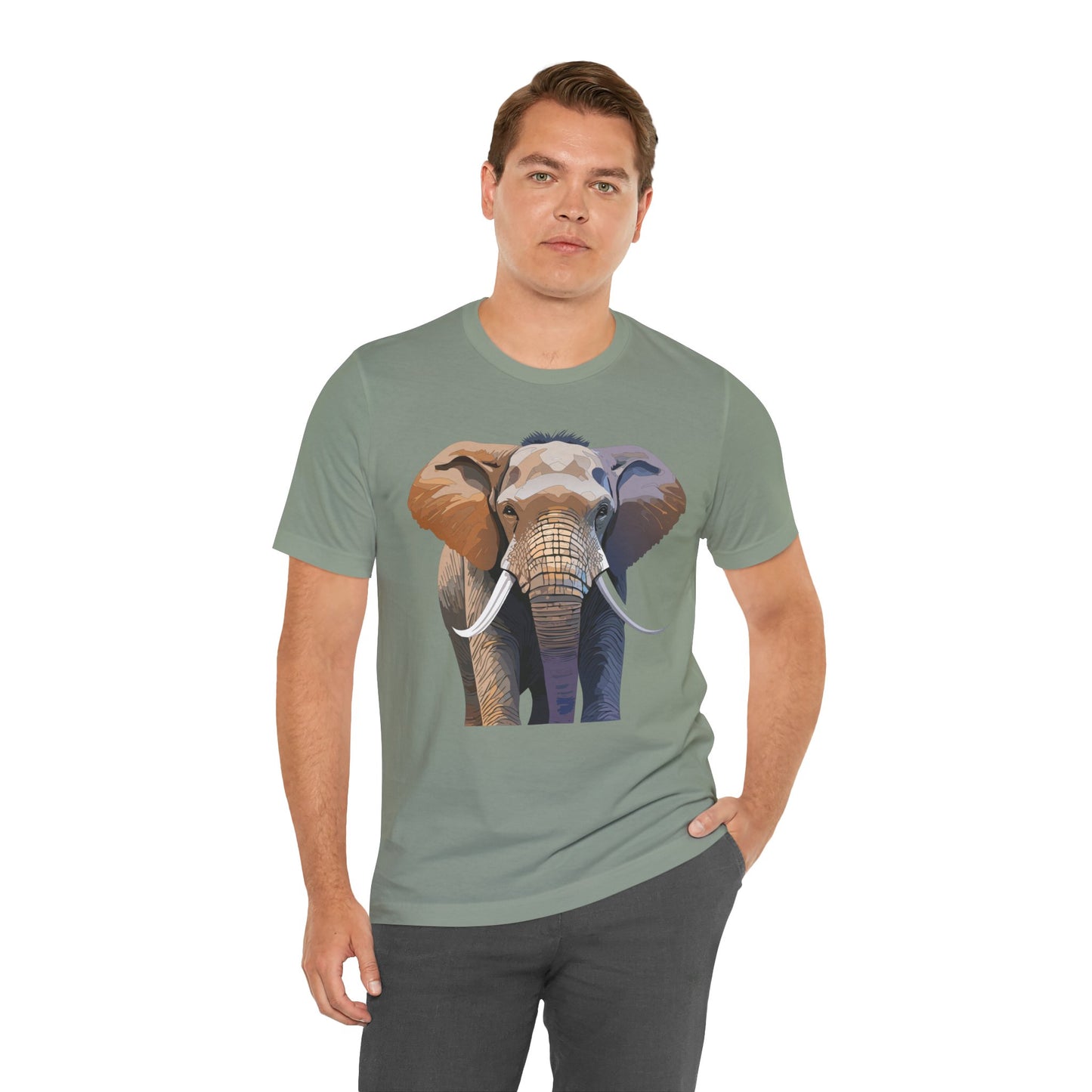 Unisex Animal Shirt, Tee Shirt with Animals, Art Design Tee Shirt, Wild Animals Shirt