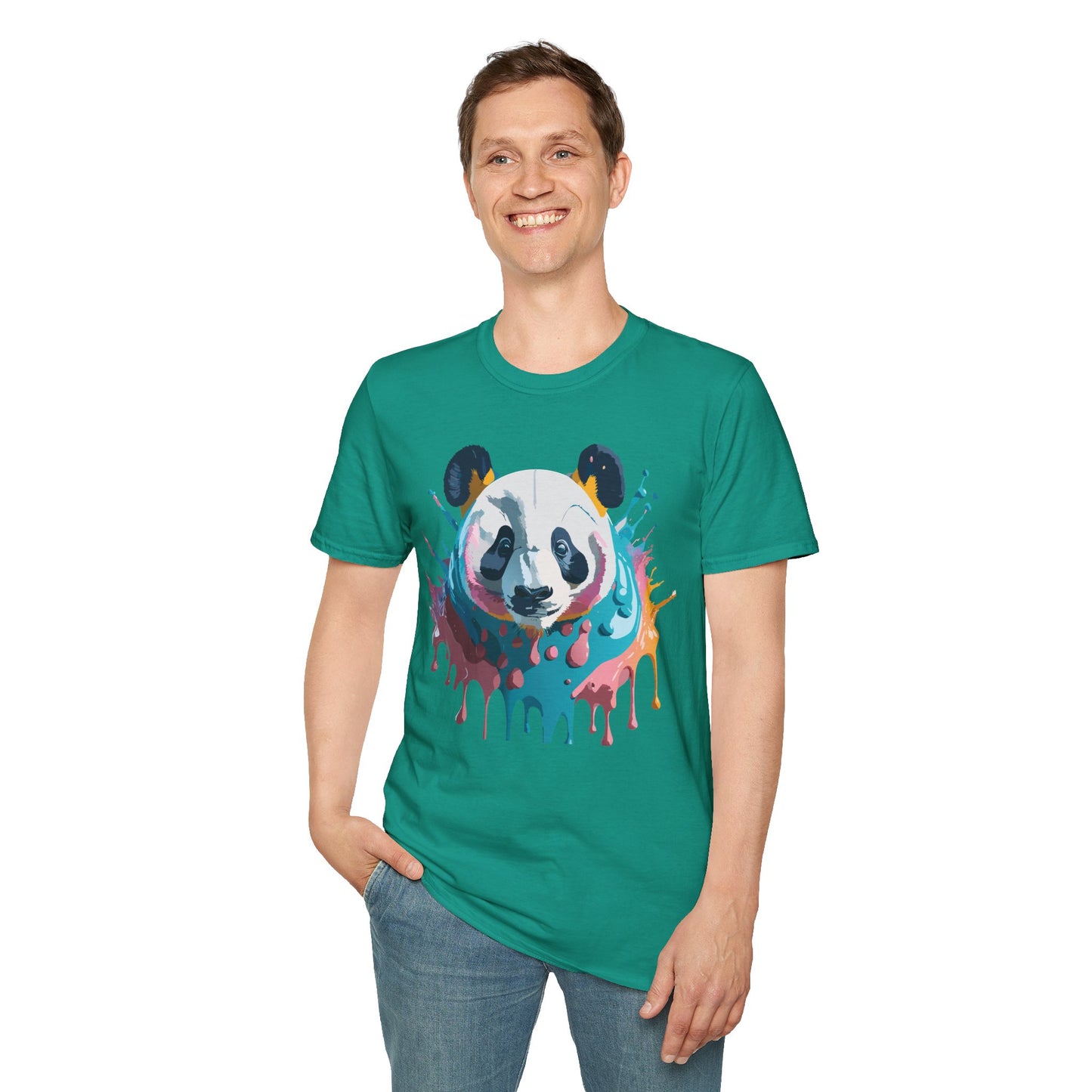 Panda Shirt, T Shirt with Panda, Animal Shirt, Tee Shirt with Animals