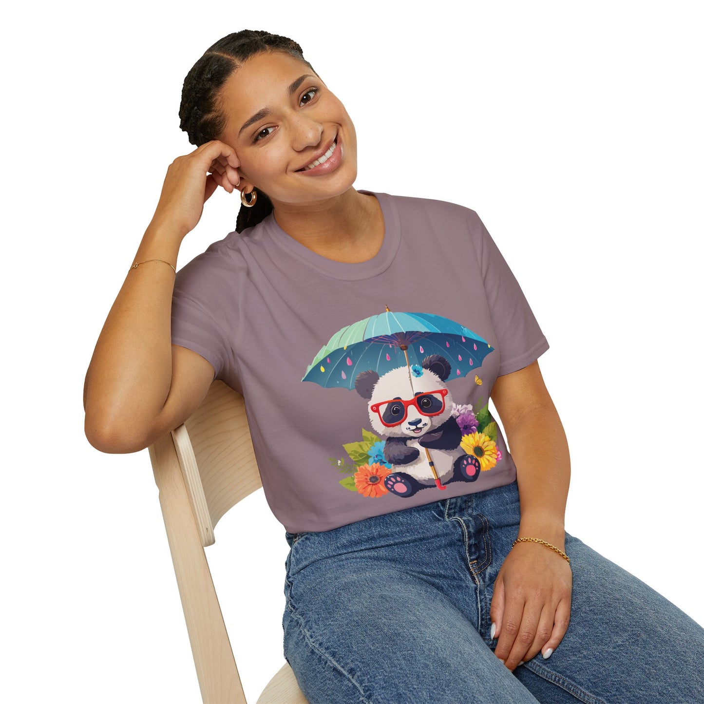 Panda Shirt, T Shirt with Panda, Animal Shirt, Tee Shirt with Animals