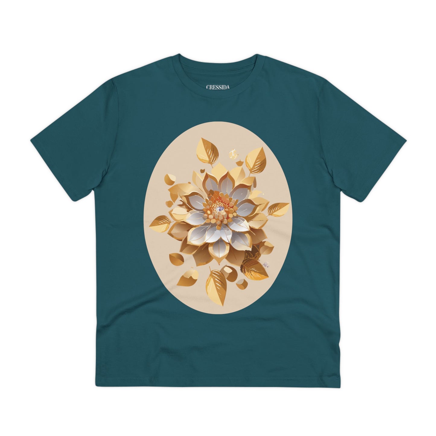 Organic T-shirt with Flower