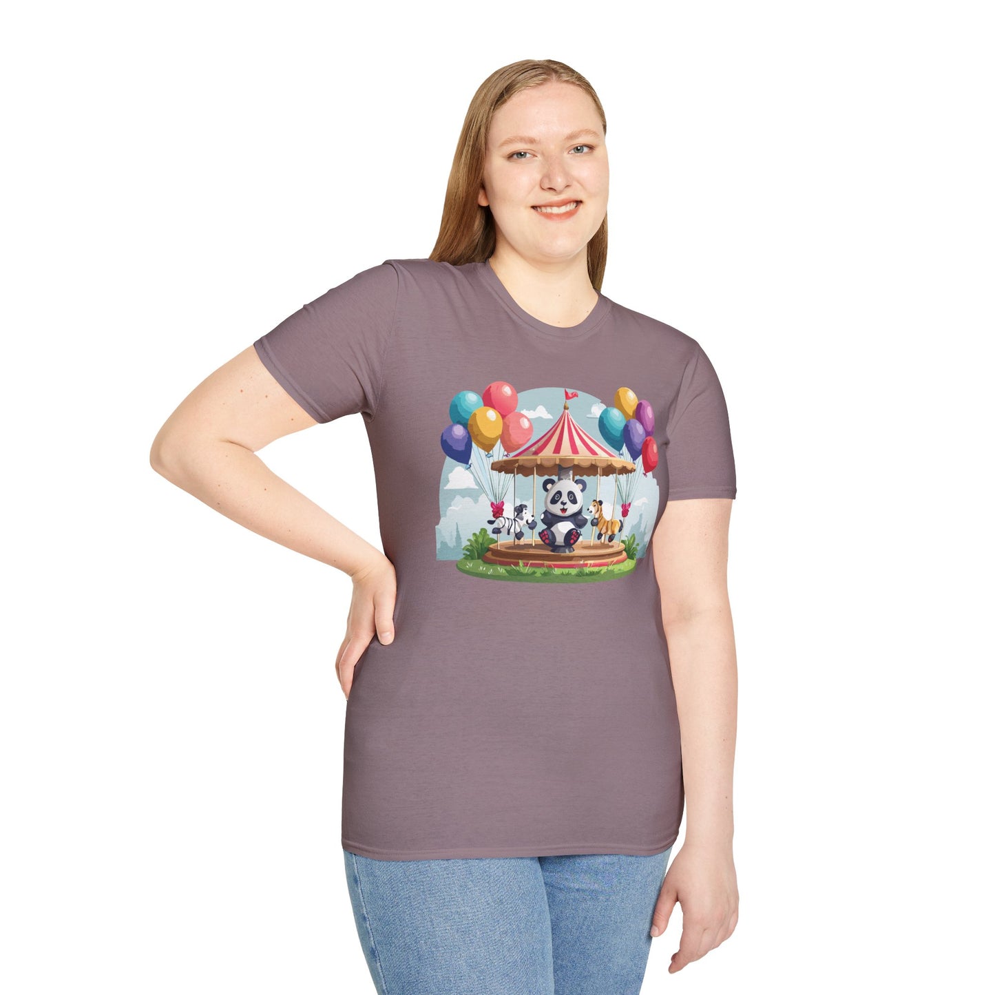 Panda Shirt, T Shirt with Panda, Animal Shirt, Tee Shirt with Animals