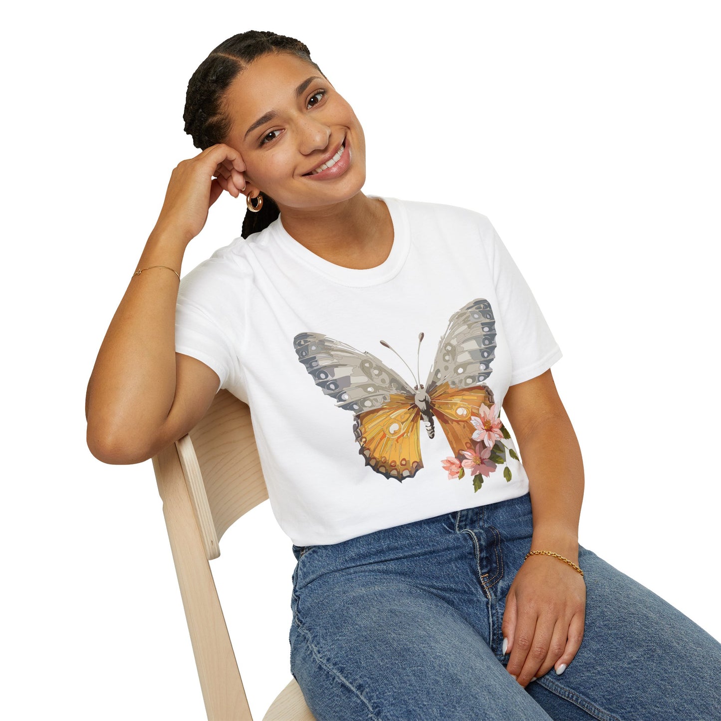 Butterfly Shirt, T Shirt with Butterfly, Monarch Shirt